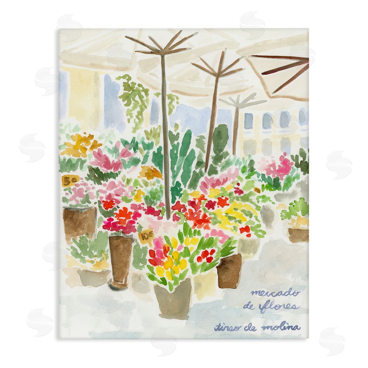 Assorted Florals Scenery Canvas Wall Art, Home Decor by June Erica Vess