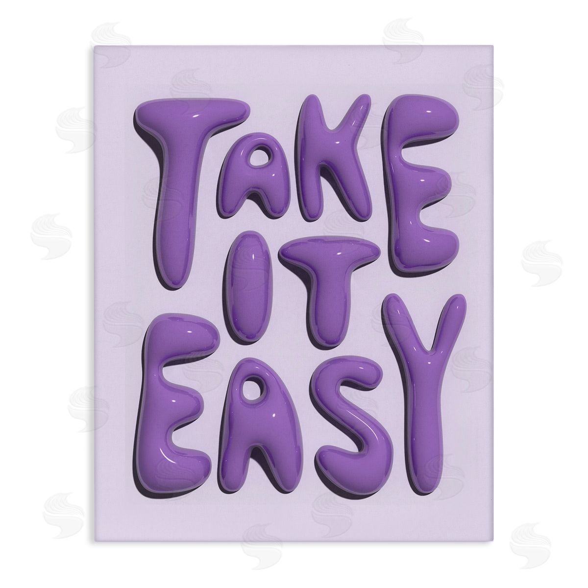 Take It Easy Letters Canvas Wall Art, Home Decor by Victoria Barnes