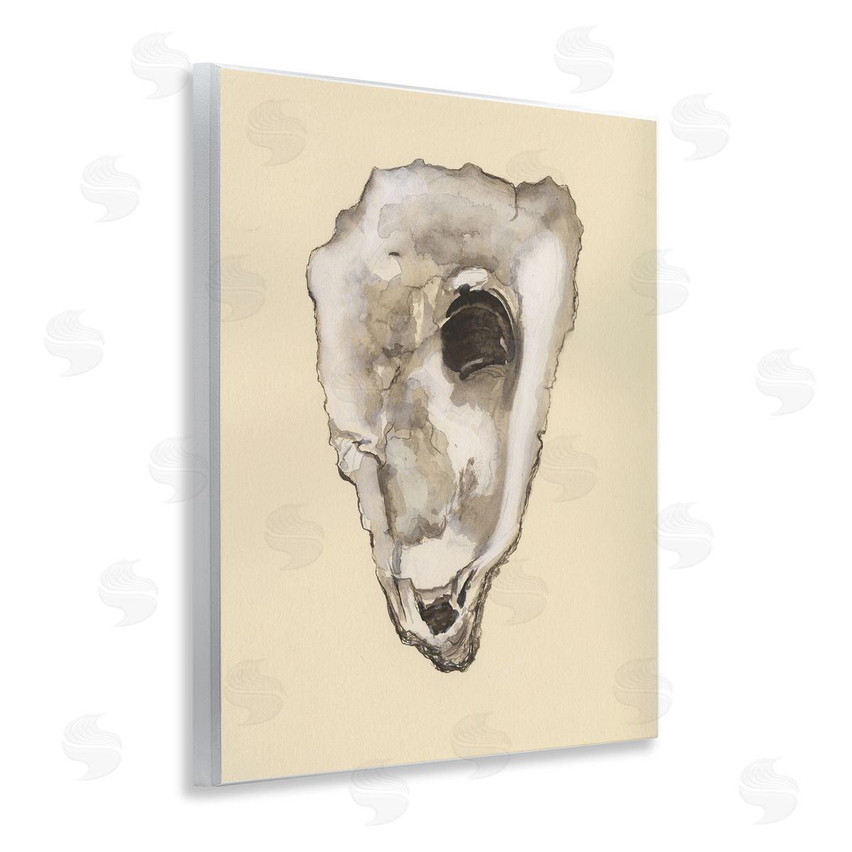 Oyster Sea Creature Wood Plaque Wall Art, Home Decor by Michael Willett