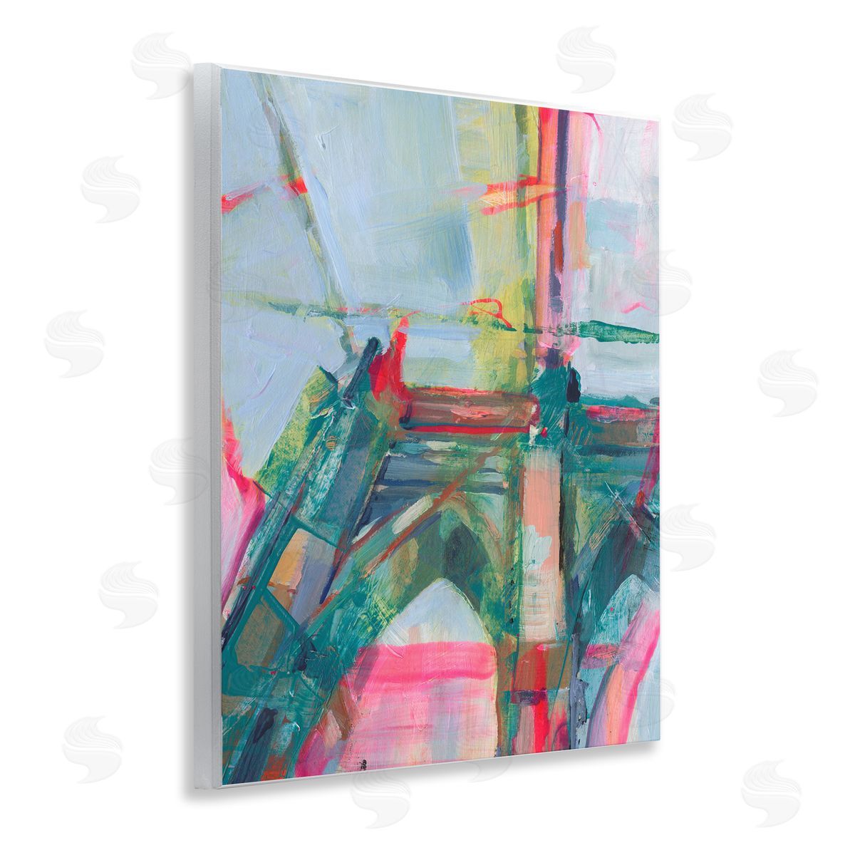 Looming Bridge Arches Wood Plaque Wall Art, Home Decor by Ethan Harper