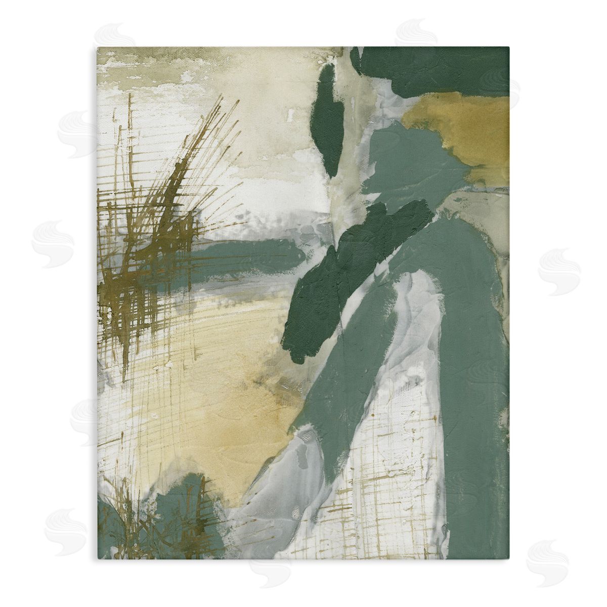 Dynamic Abstract with Grey Canvas Wall Art, Home Decor by Vanna Lam