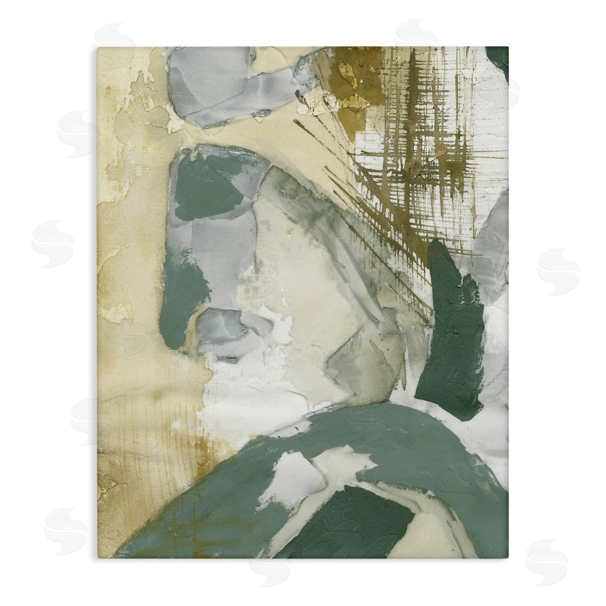 Dynamic Chaotic Abstract Canvas Wall Art, Home Decor by Vanna Lam
