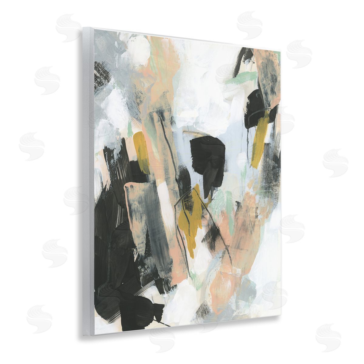 Bold Streaks of Paint Wood Plaque Wall Art, Home Decor by June Erica Vess