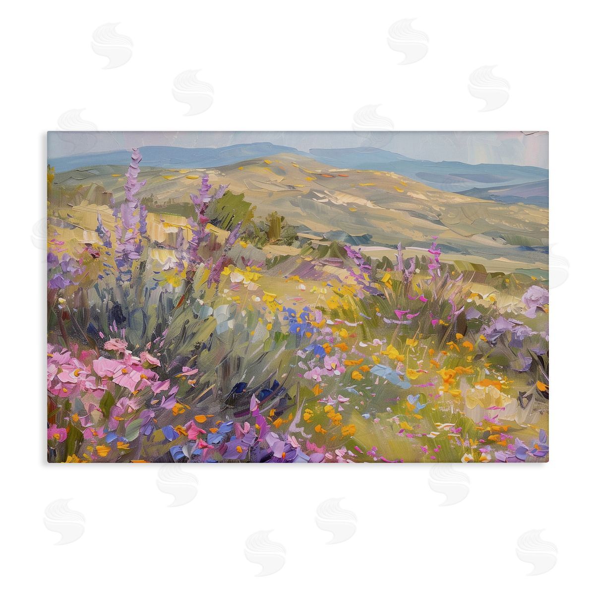 High Desert Flowers Canvas Wall Art, Home Decor by Gina Kelly