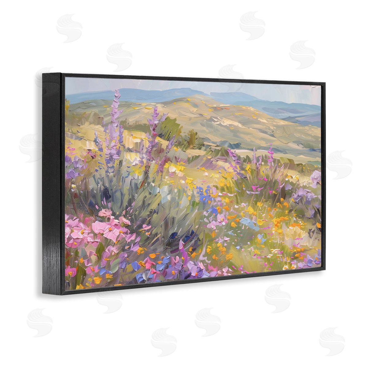 High Desert Flowers Black Frame Print Wall Art, Home Decor by Gina Kelly