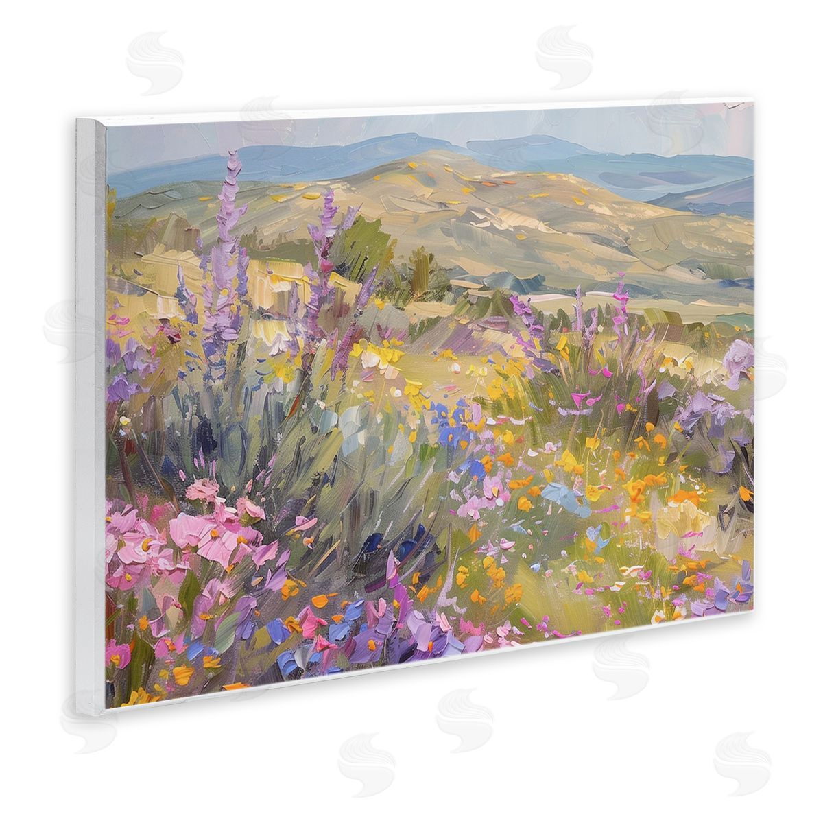 High Desert Flowers Wood Plaque Wall Art, Home Decor by Gina Kelly