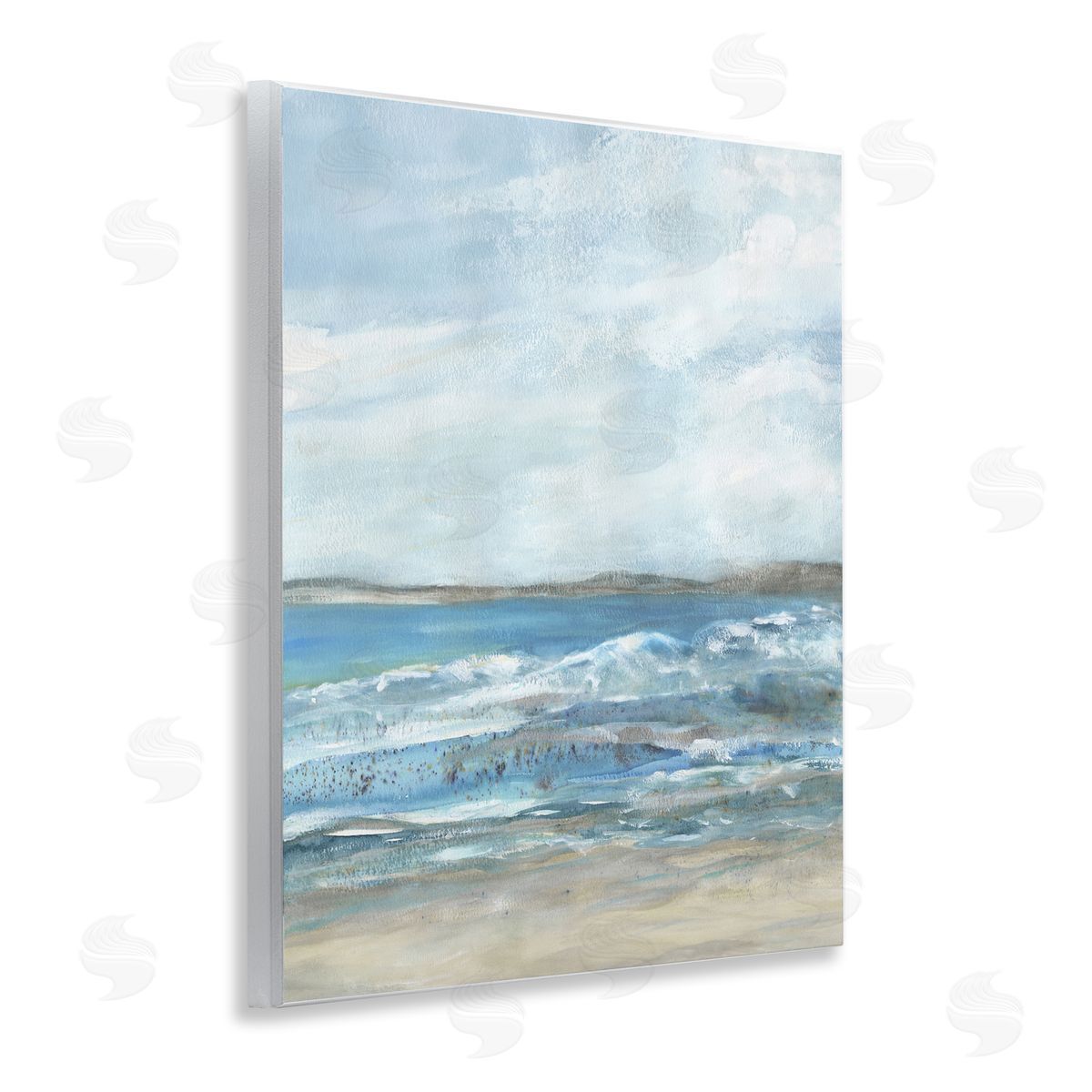 Sandy Surf Beach Wood Plaque Wall Art, Home Decor by Jessie Perry
