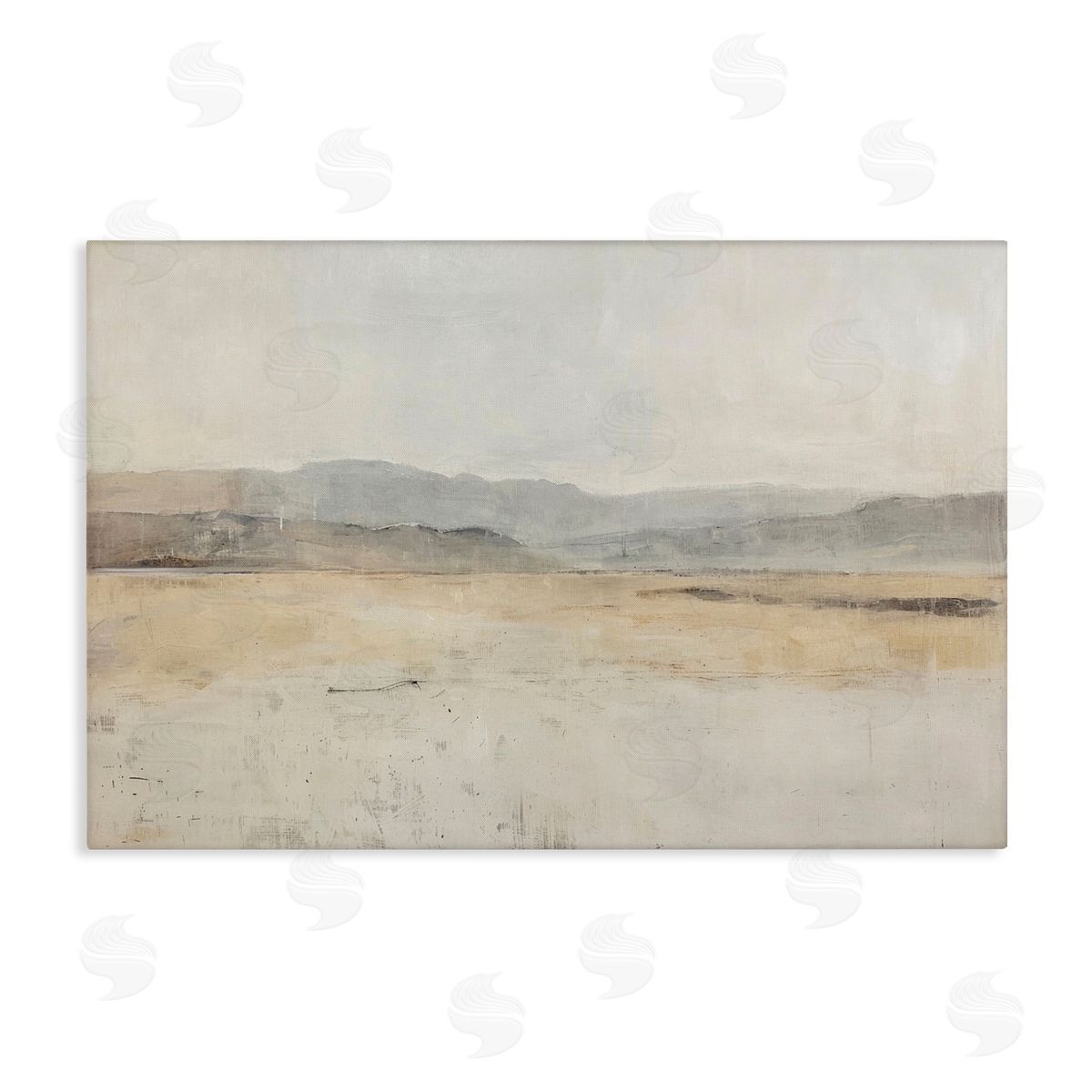 Minimal Desert Horizon Canvas Wall Art, Home Decor by LSR Design Studio