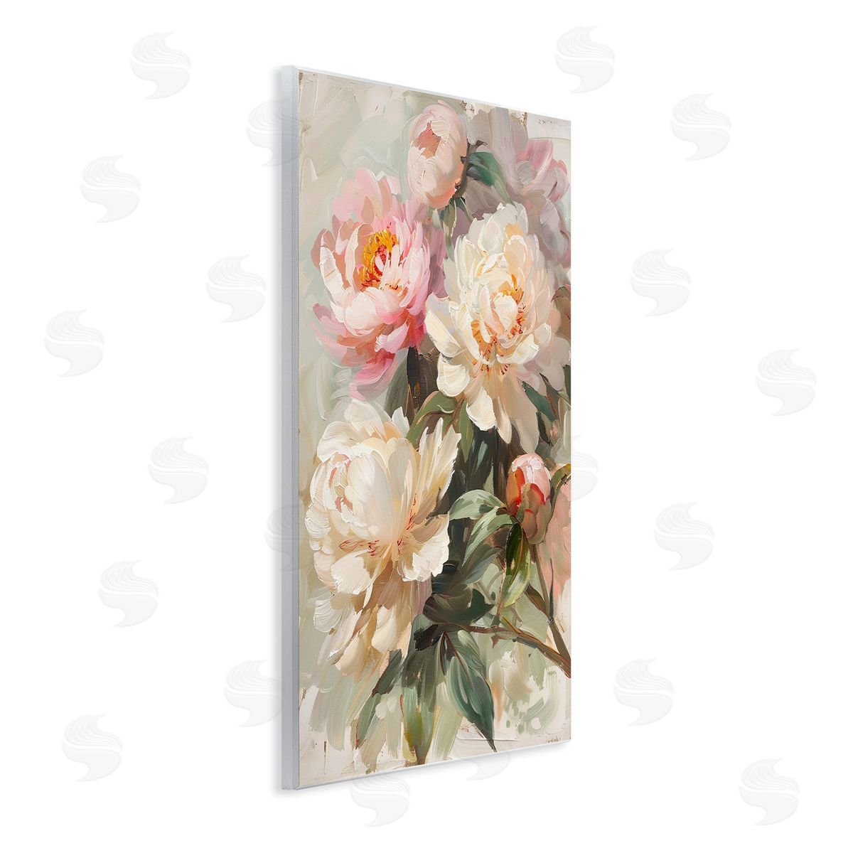 Spring Peony Bundle Wood Plaque Wall Art, Home Decor by LSR Design Studio