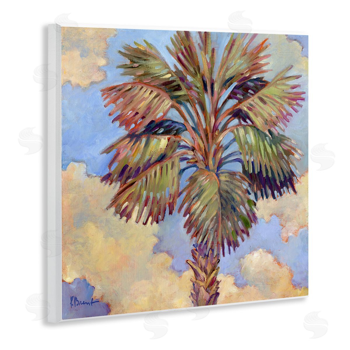 Santa Rosa Palm Wood Plaque Wall Art, Home Decor by Paul Brent