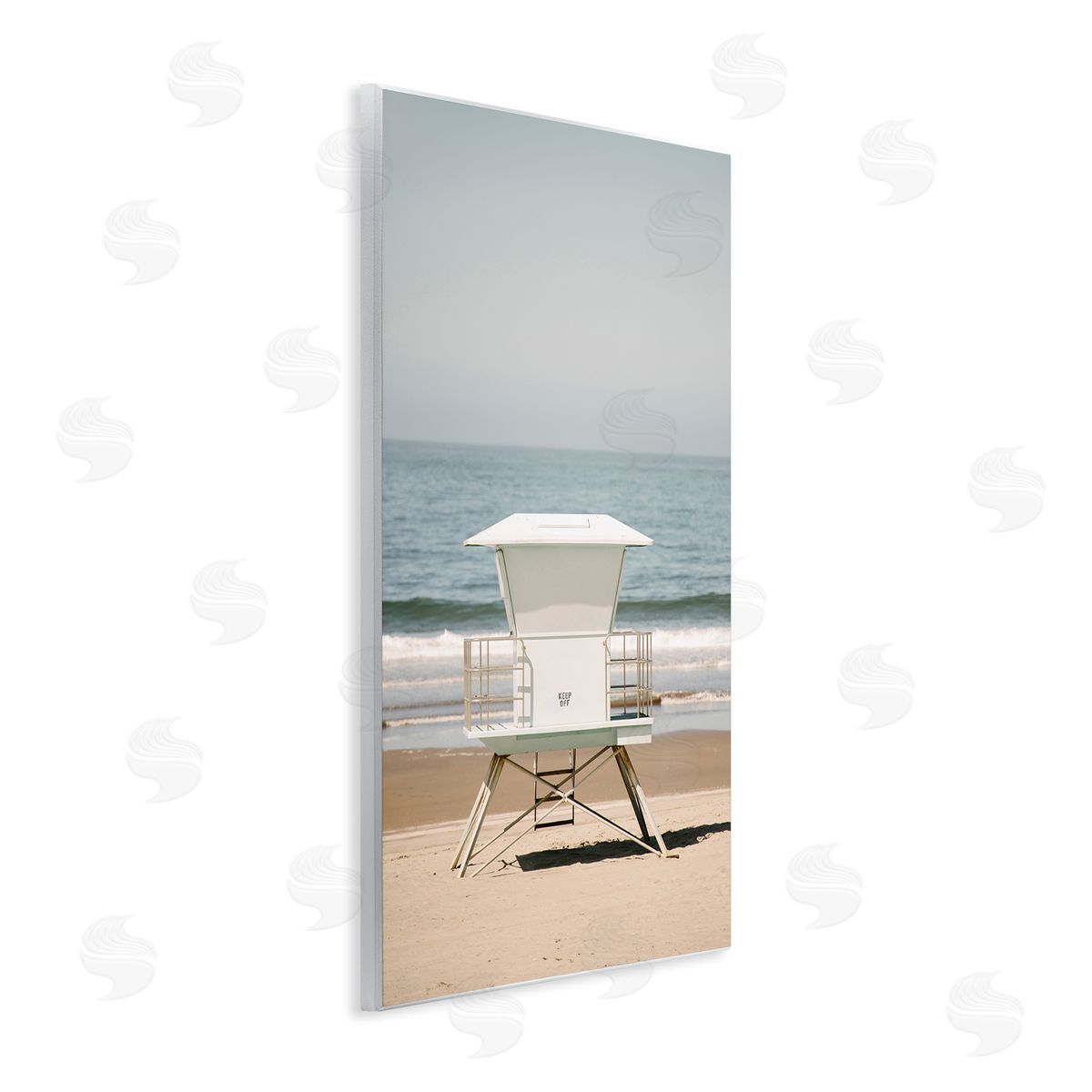 Surf Shack on Shore Wood Plaque Wall Art, Home Decor by Crystal Lynn Collins