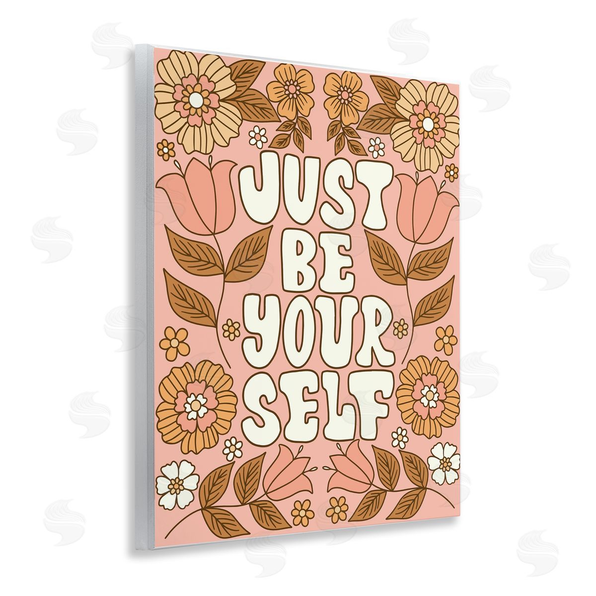 Taylor Shannon Designs Groovy Be Yourself Wooden Wall Plaque Art Print
