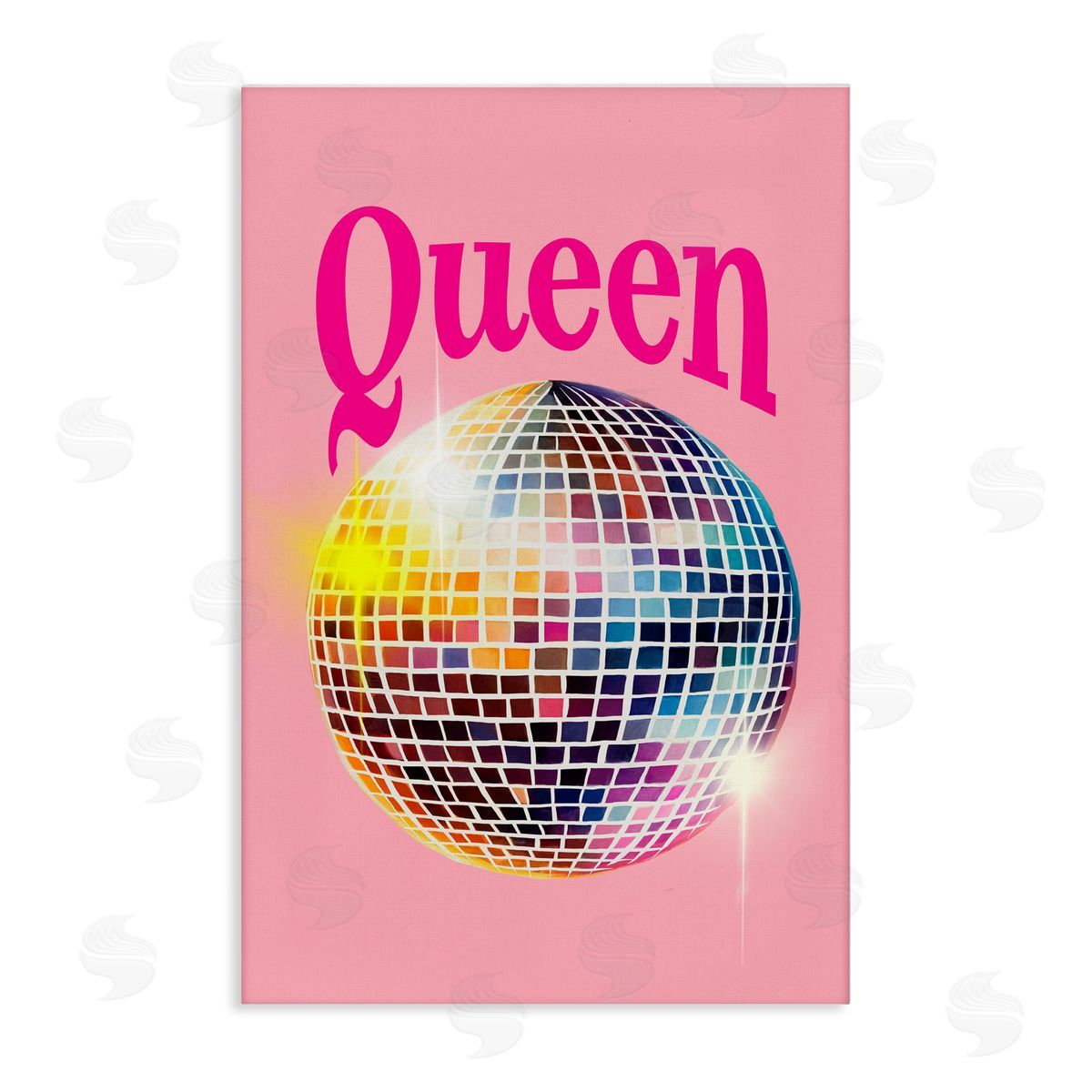 Elizabeth Medley Sparkling Disco Queen Canvas Wall Art Print