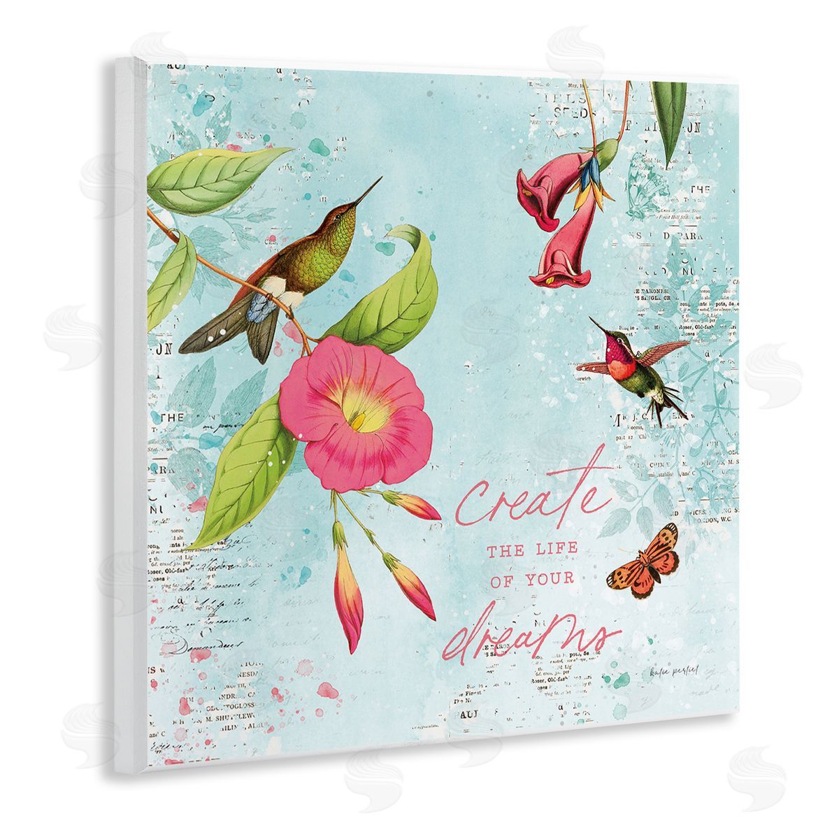 Life Of Your Dreams Wood Plaque Wall Art, Home Decor by Katie Pertiet