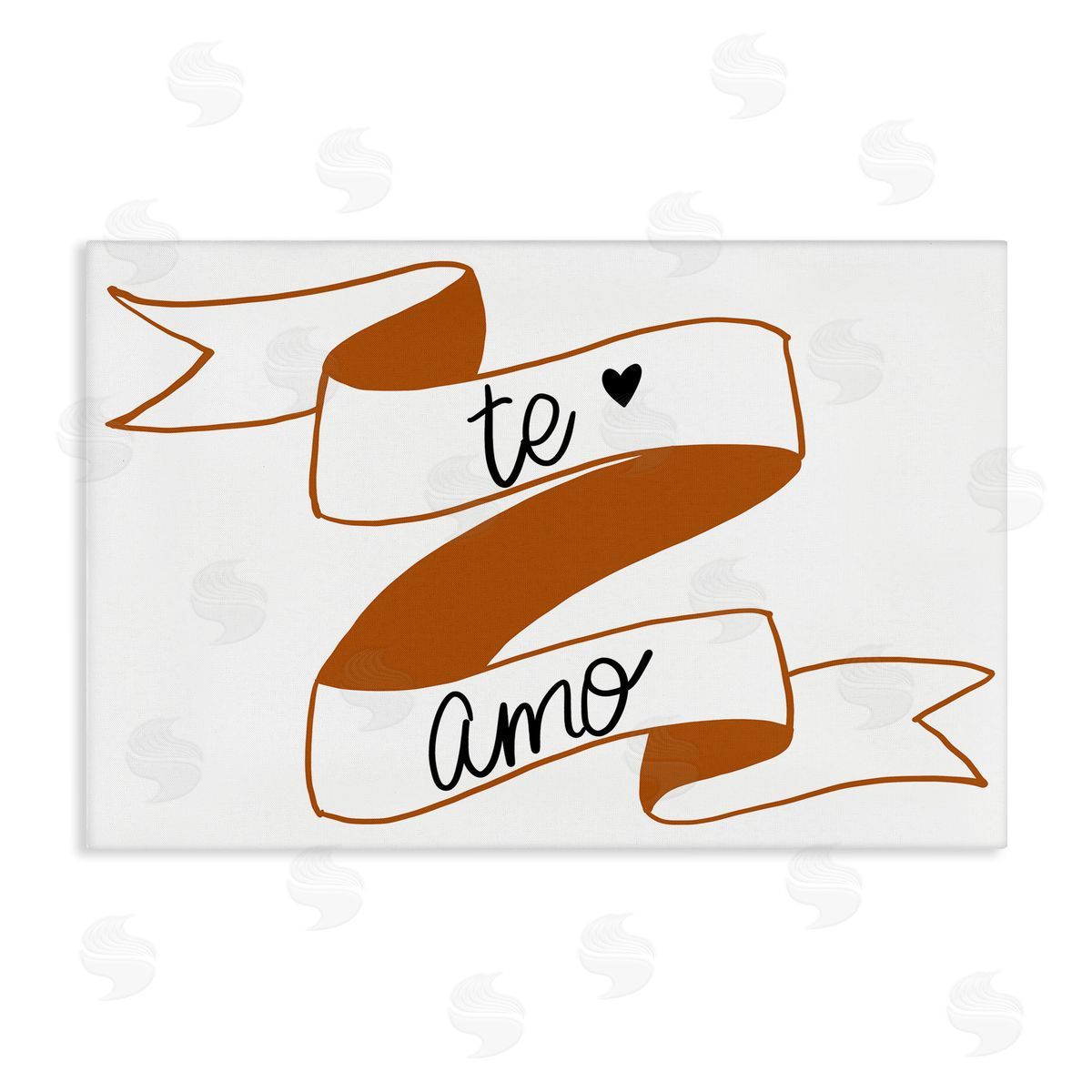 SD Graphics Studio Te Amo con Cinta Canvas Wall Art Print