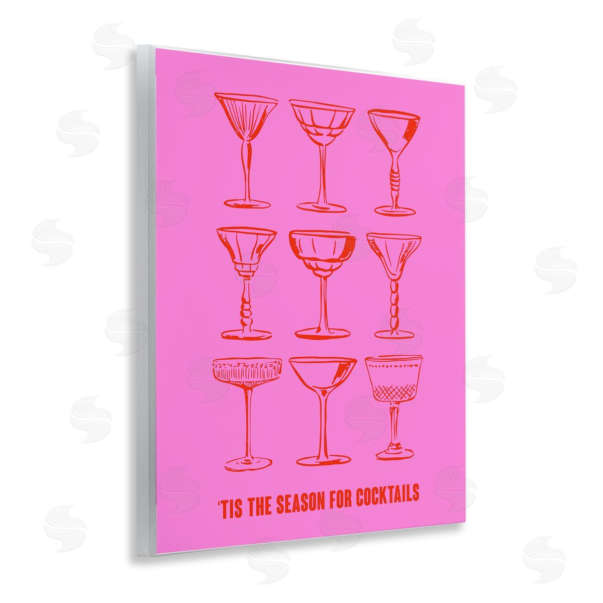 Season For Cocktails Wood Plaque Wall Art, Home Decor by House of Lulu