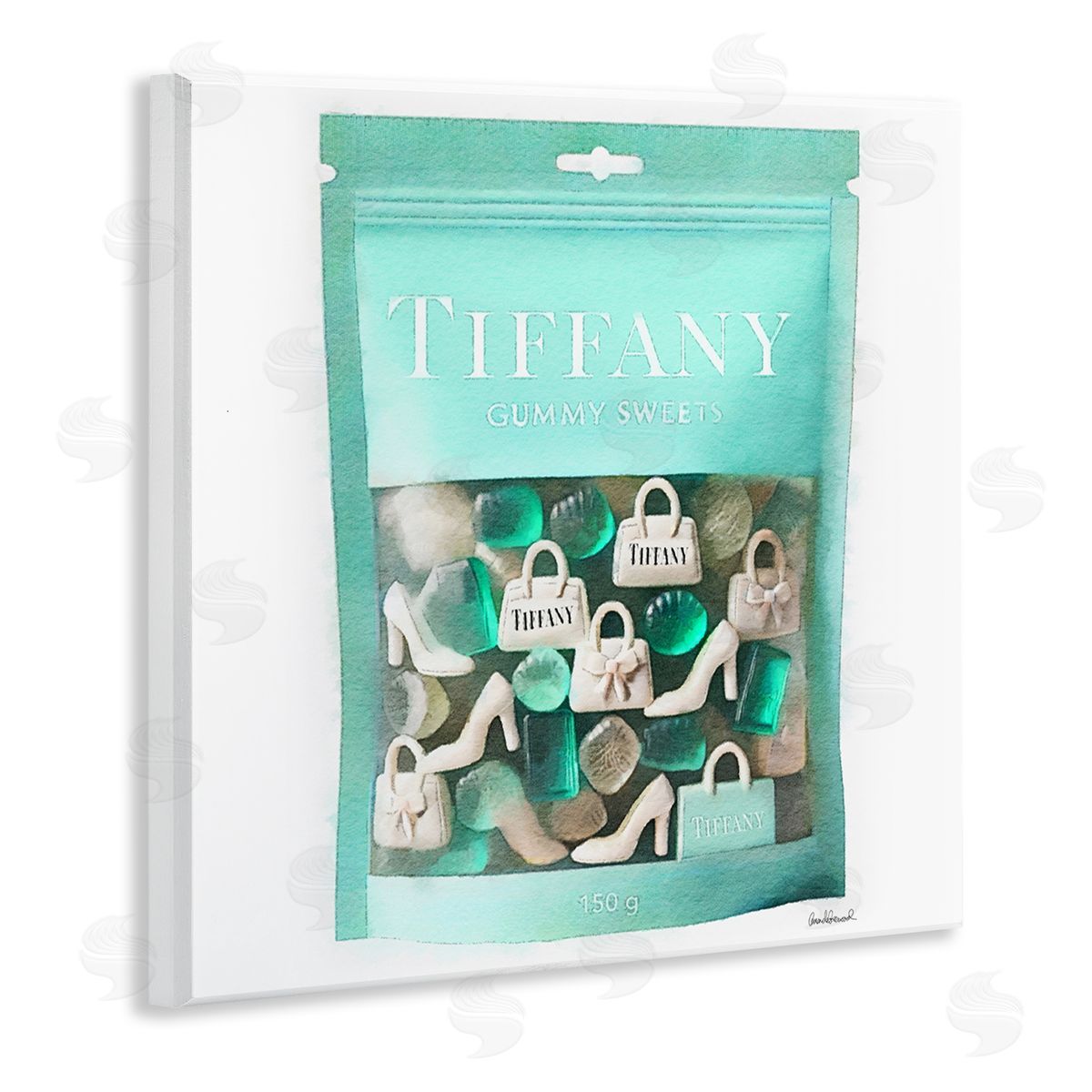 Chic Fashion Sweets Wood Plaque Wall Art, Home Decor by Amanda Greenwood