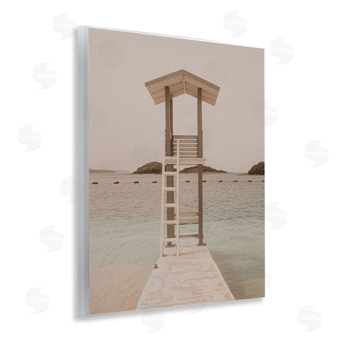 Beach Lifeguard Lookout Wood Plaque Wall Art, Home Decor by LSR Design Studio