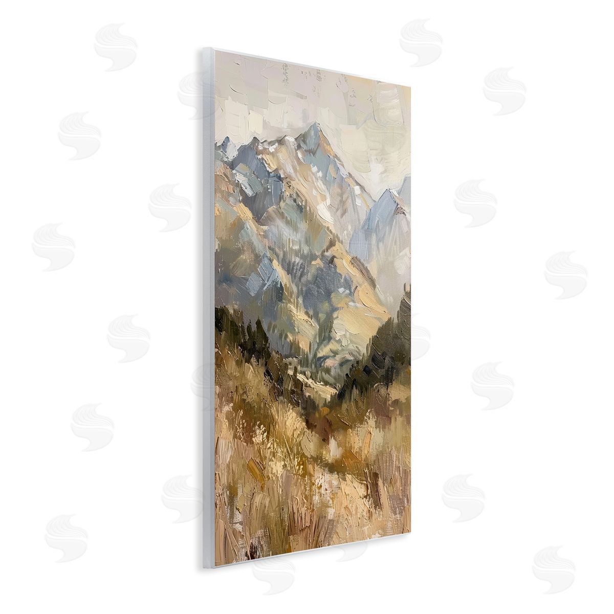 Rugged Valley View Wood Plaque Wall Art, Home Decor by Petal Prints Design