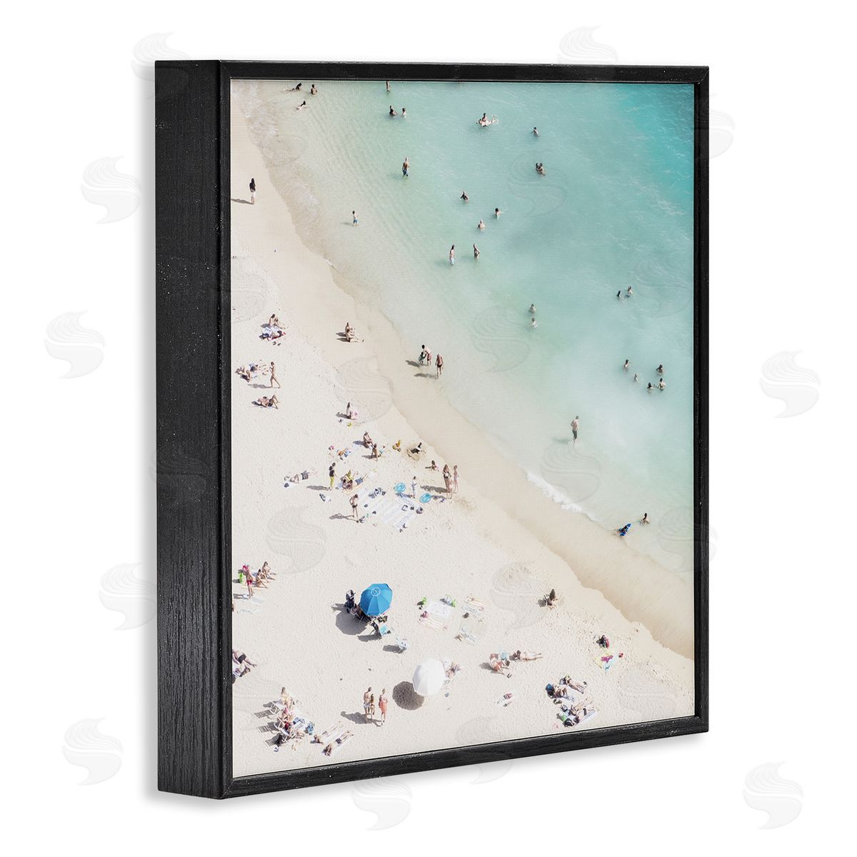 Summer Weather Beach Day Black Frame Print Wall Art, Home Decor by Danita Delimont