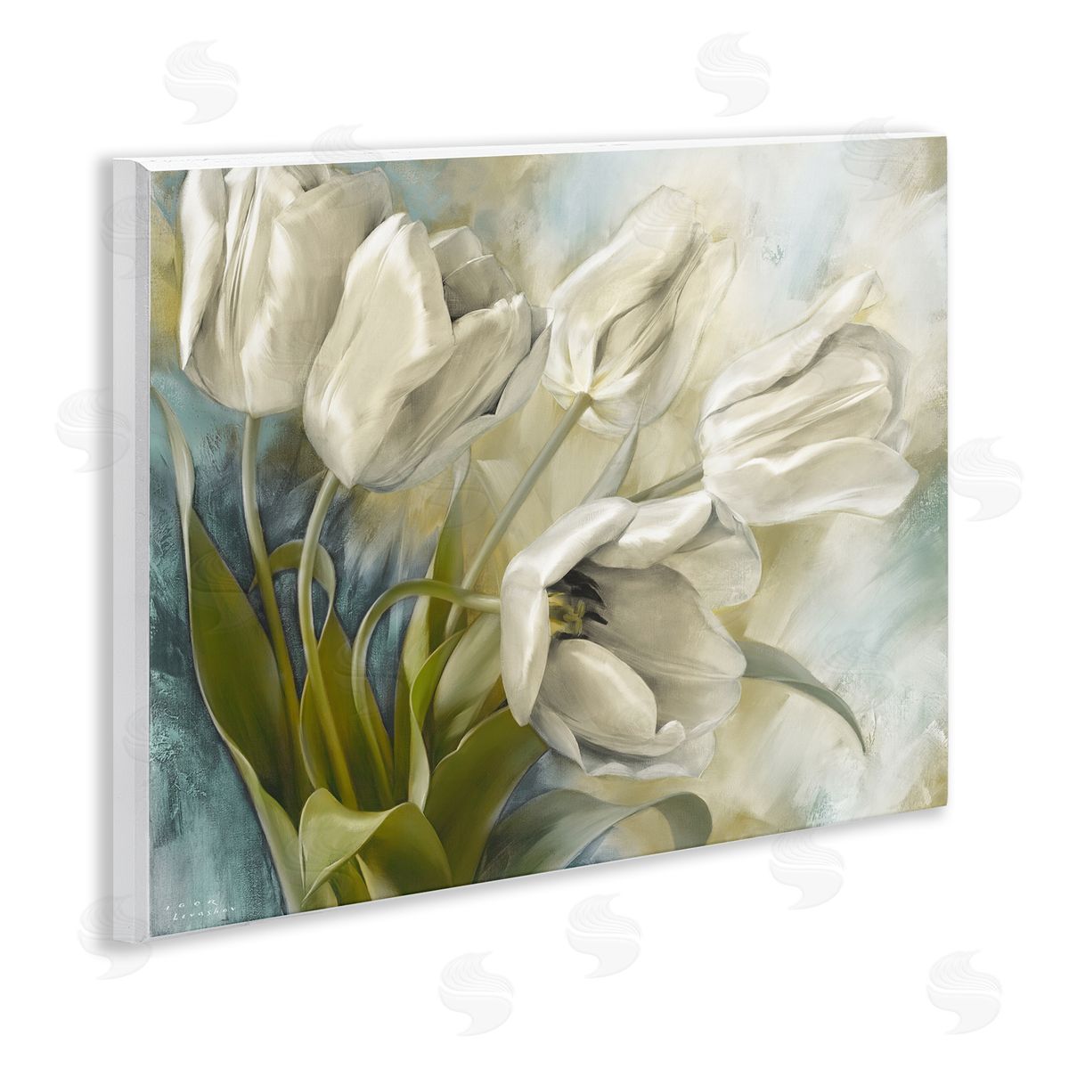 Wild Tulips Close Up Wood Plaque Wall Art, Home Decor by Igor Levashov