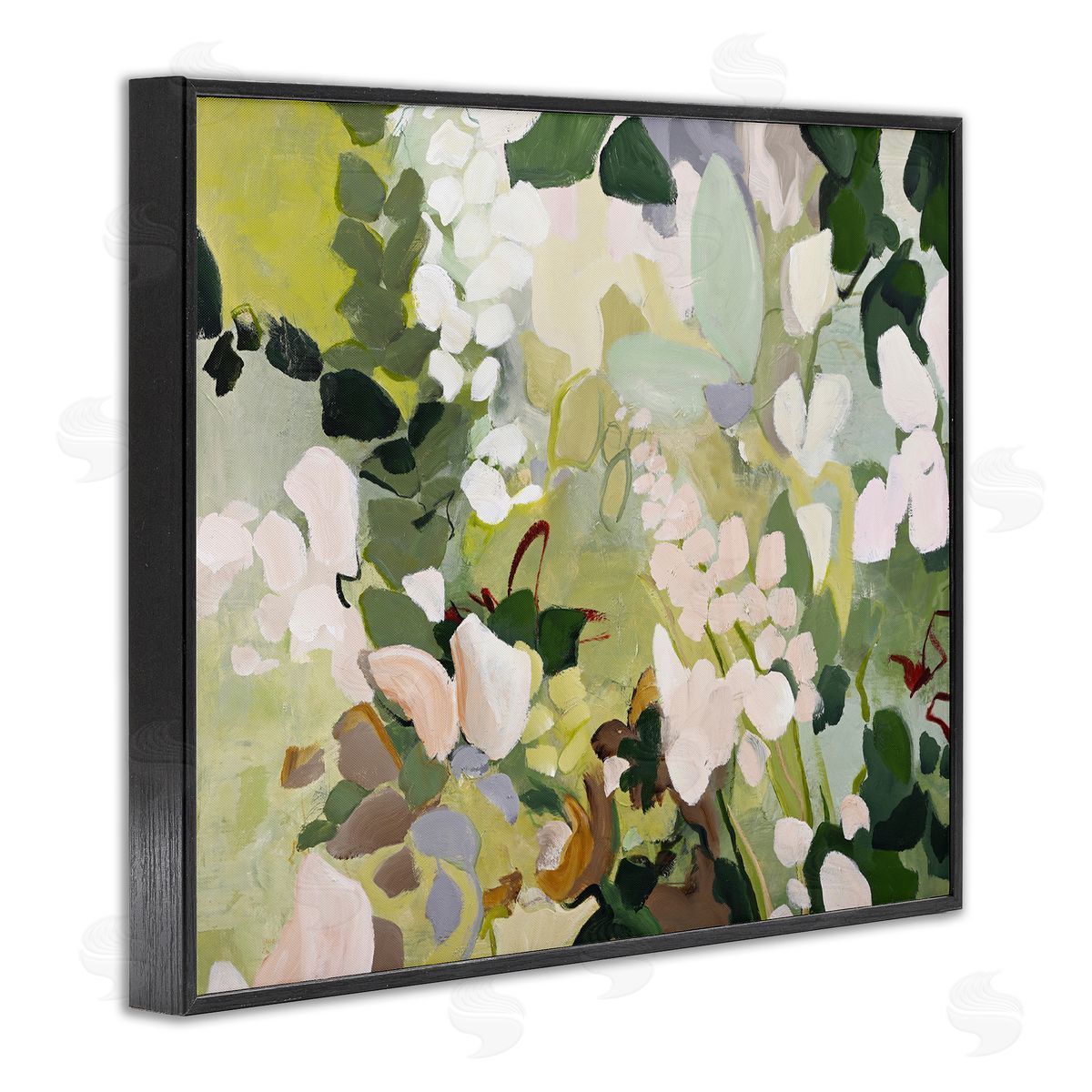 Modern Botanical Impressions Black Frame Print Wall Art, Home Decor by Design Fabrikken