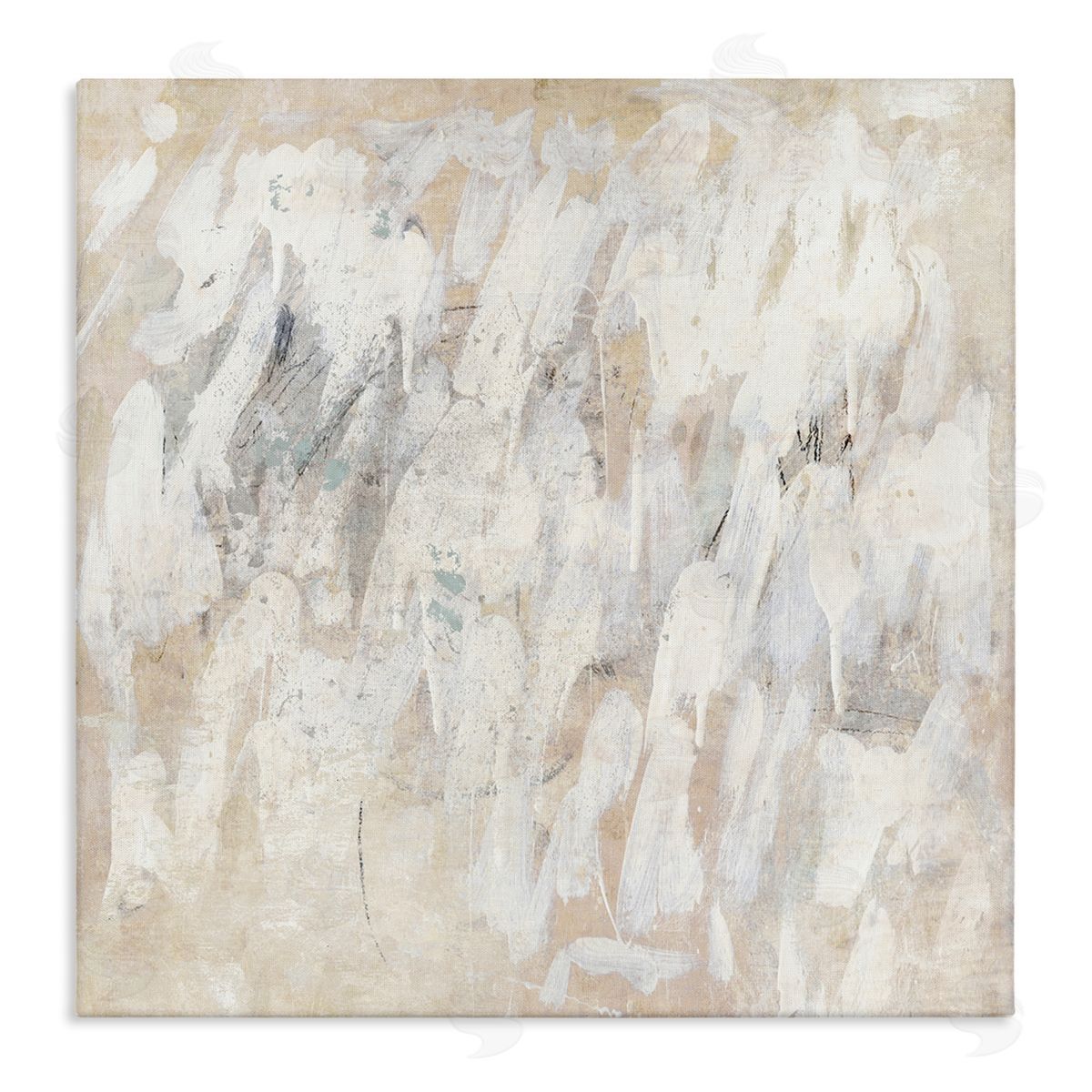 Muted Neutral Dapples Canvas Wall Art, Home Decor by Suzanne Nicoll