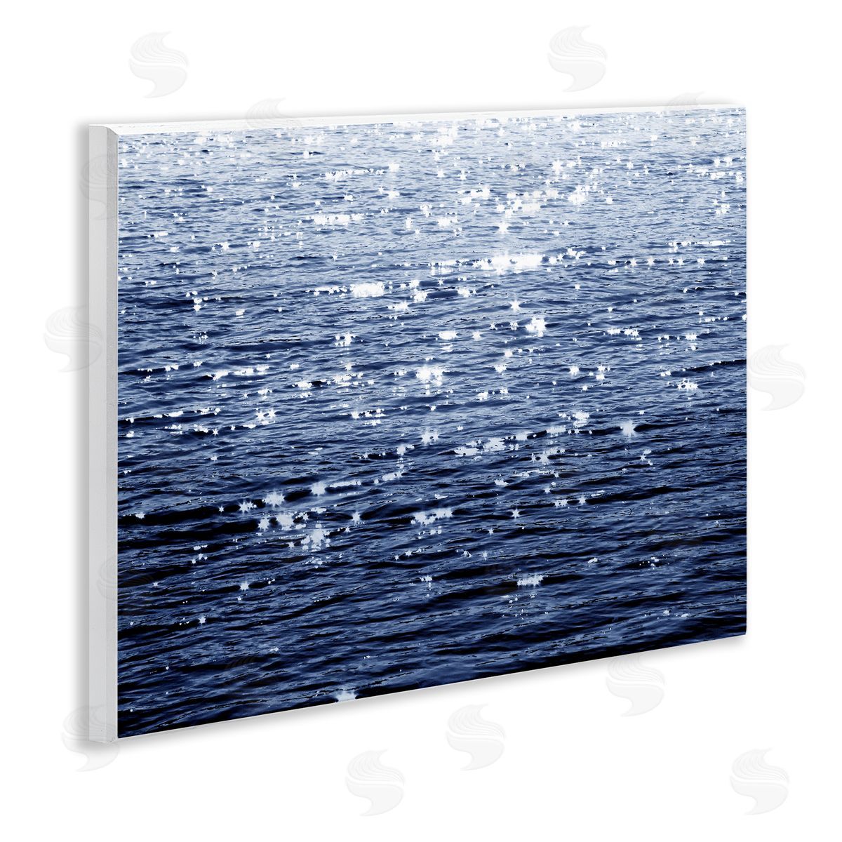 Sun Reflecting on Sea Wood Plaque Wall Art, Home Decor by Maggie Olsen