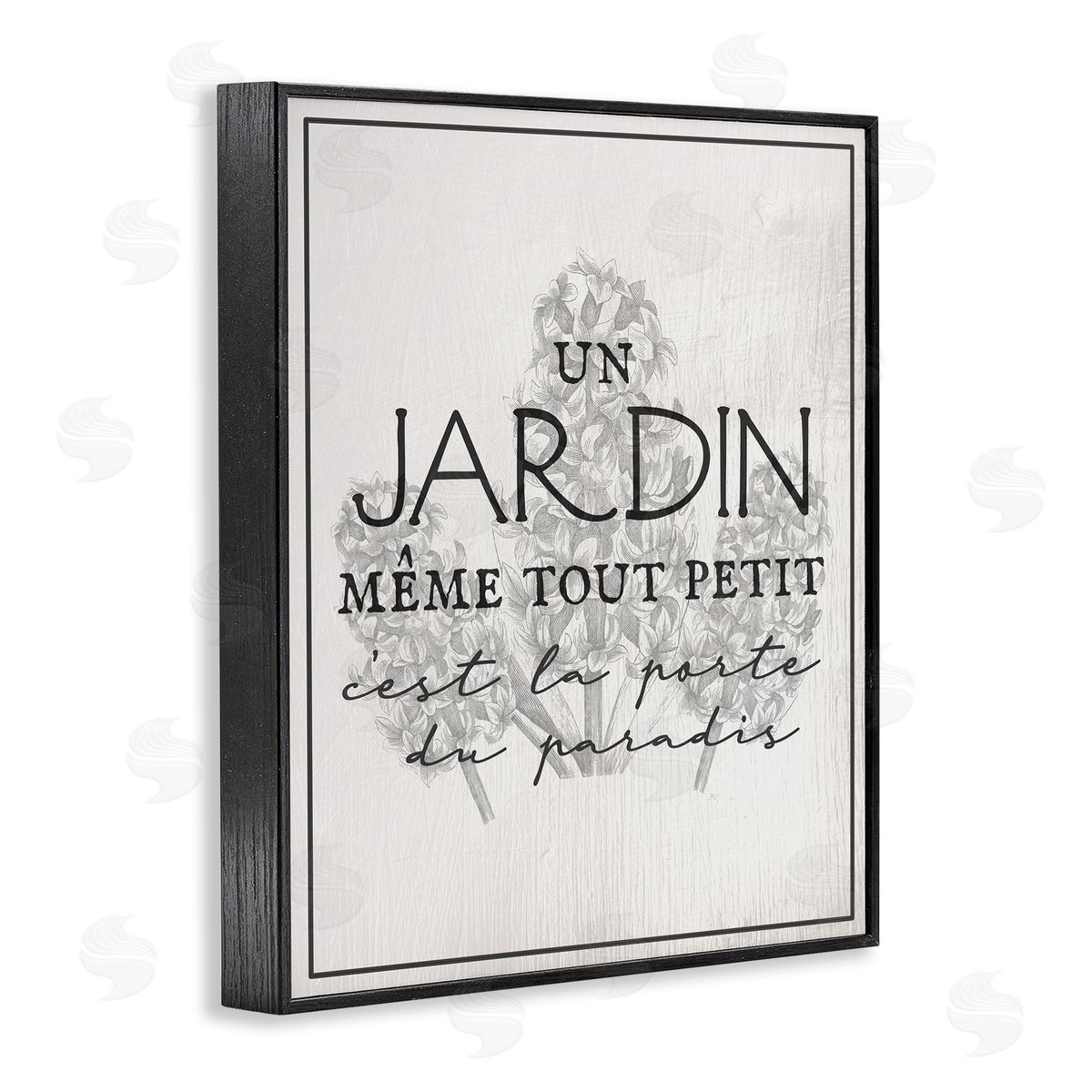 Vintage Inspiring Garden Black Frame Print Wall Art, Home Decor by Stupell Studio
