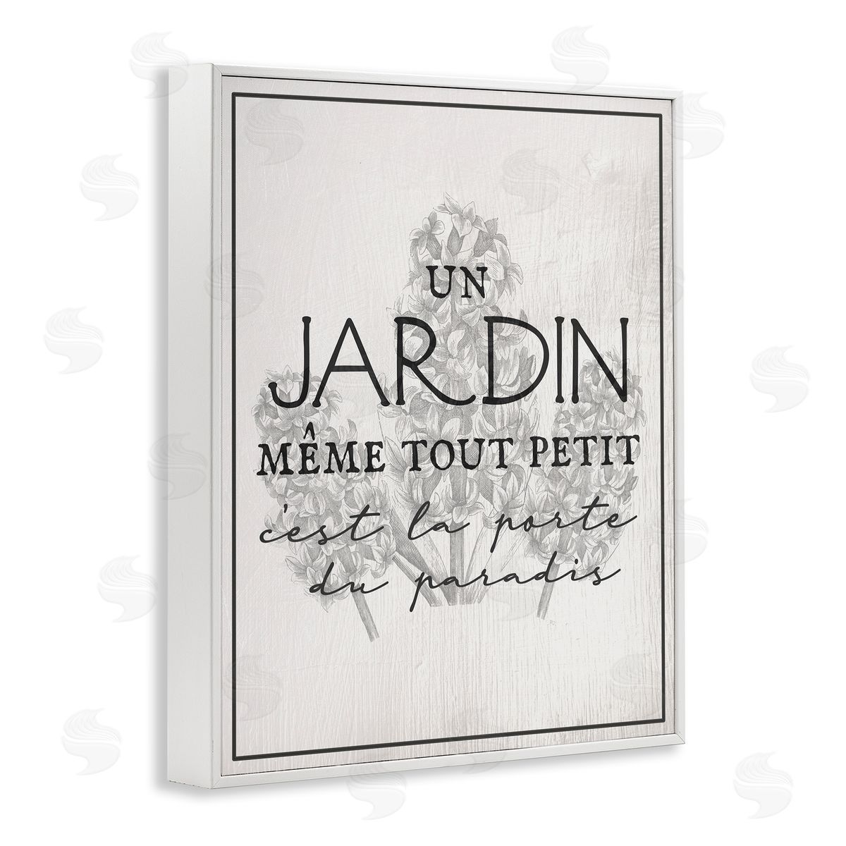 Vintage Inspiring Garden White Frame Print Wall Art, Home Decor by Stupell Studio