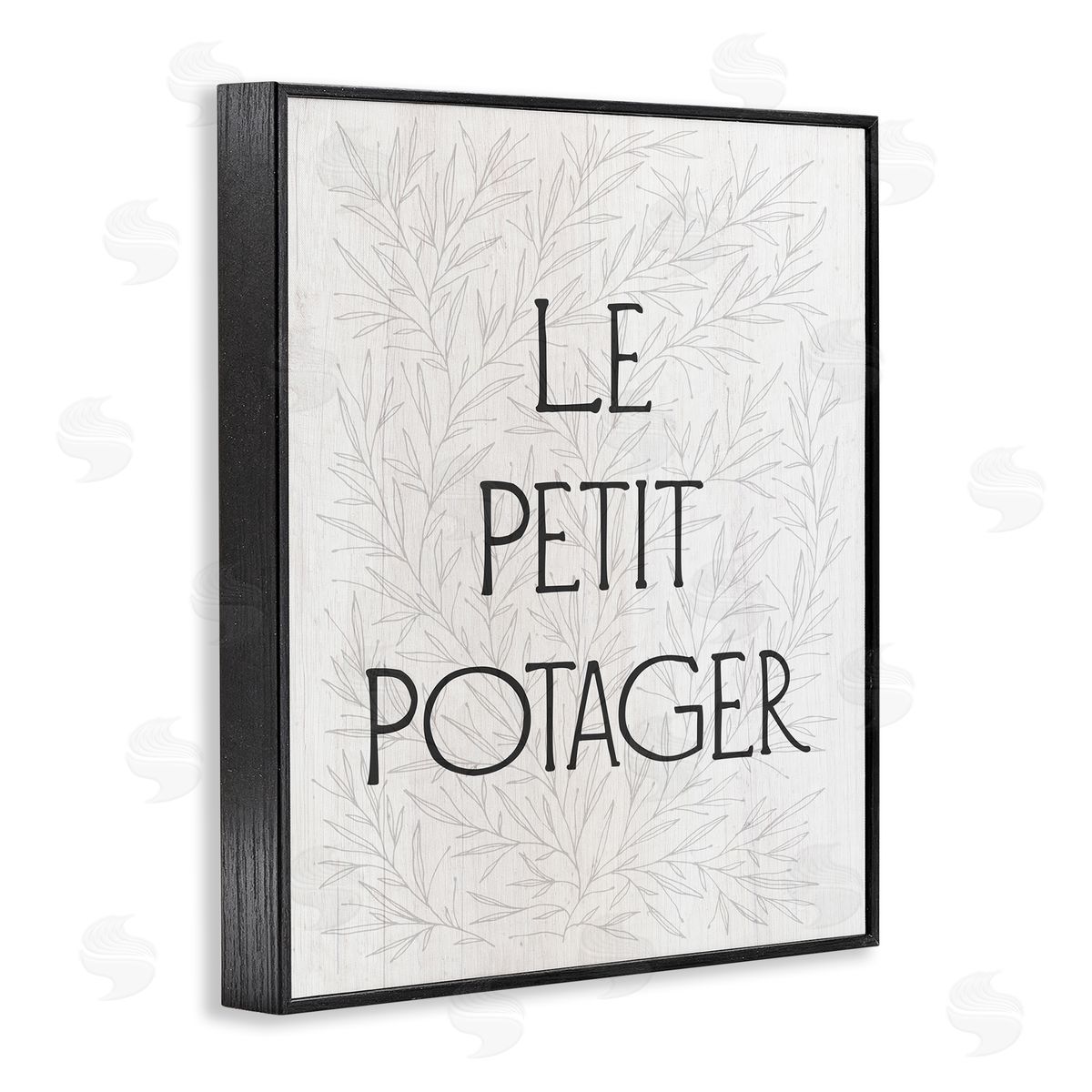 Little Vegetable Garden Black Frame Print Wall Art, Home Decor by Stupell Studio