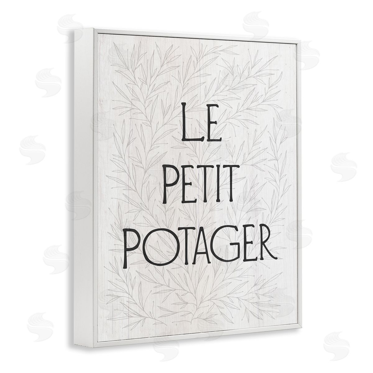 Little Vegetable Garden White Frame Print Wall Art, Home Decor by Stupell Studio