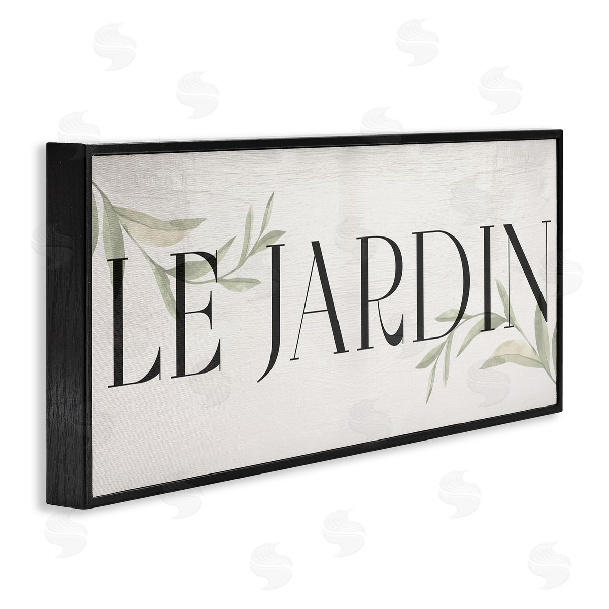 French Garden Phrase Black Frame Print Wall Art, Home Decor by Stupell Studio
