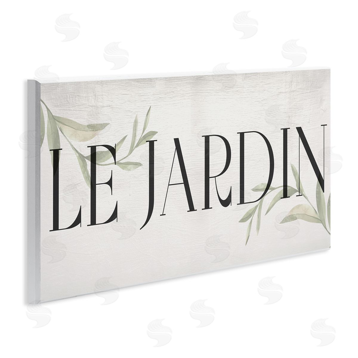 French Garden Phrase Wood Plaque Wall Art, Home Decor by Stupell Studio
