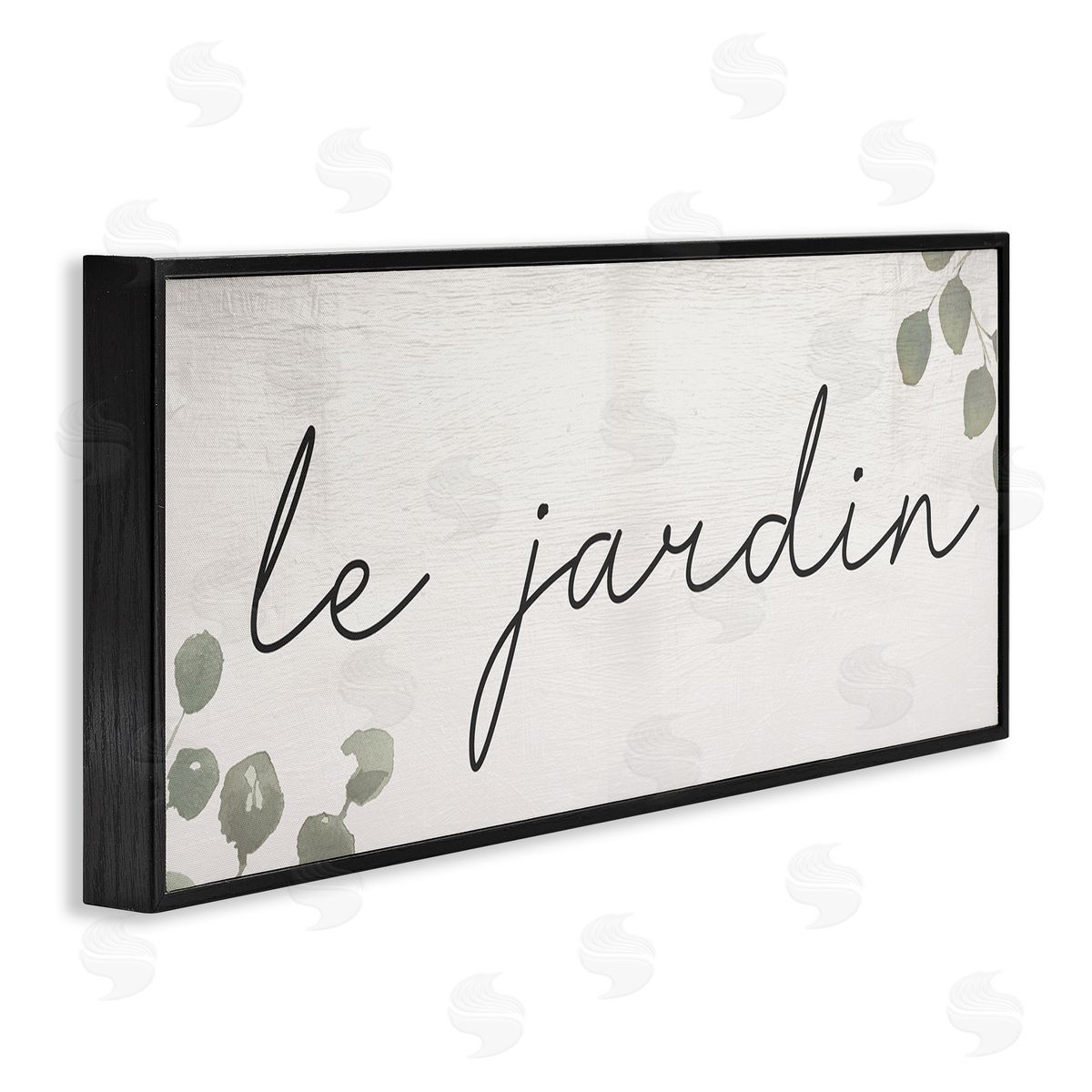 Le Jardin Garden Black Frame Print Wall Art, Home Decor by Stupell Studio