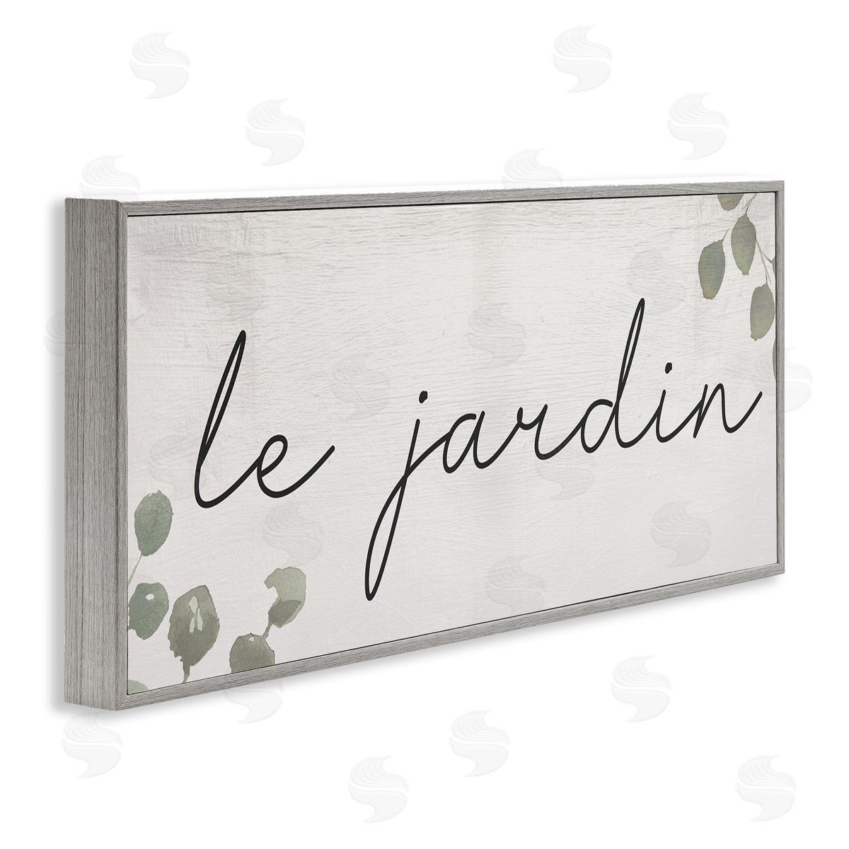 Le Jardin Garden Grey Frame Print Wall Art, Home Decor by Stupell Studio