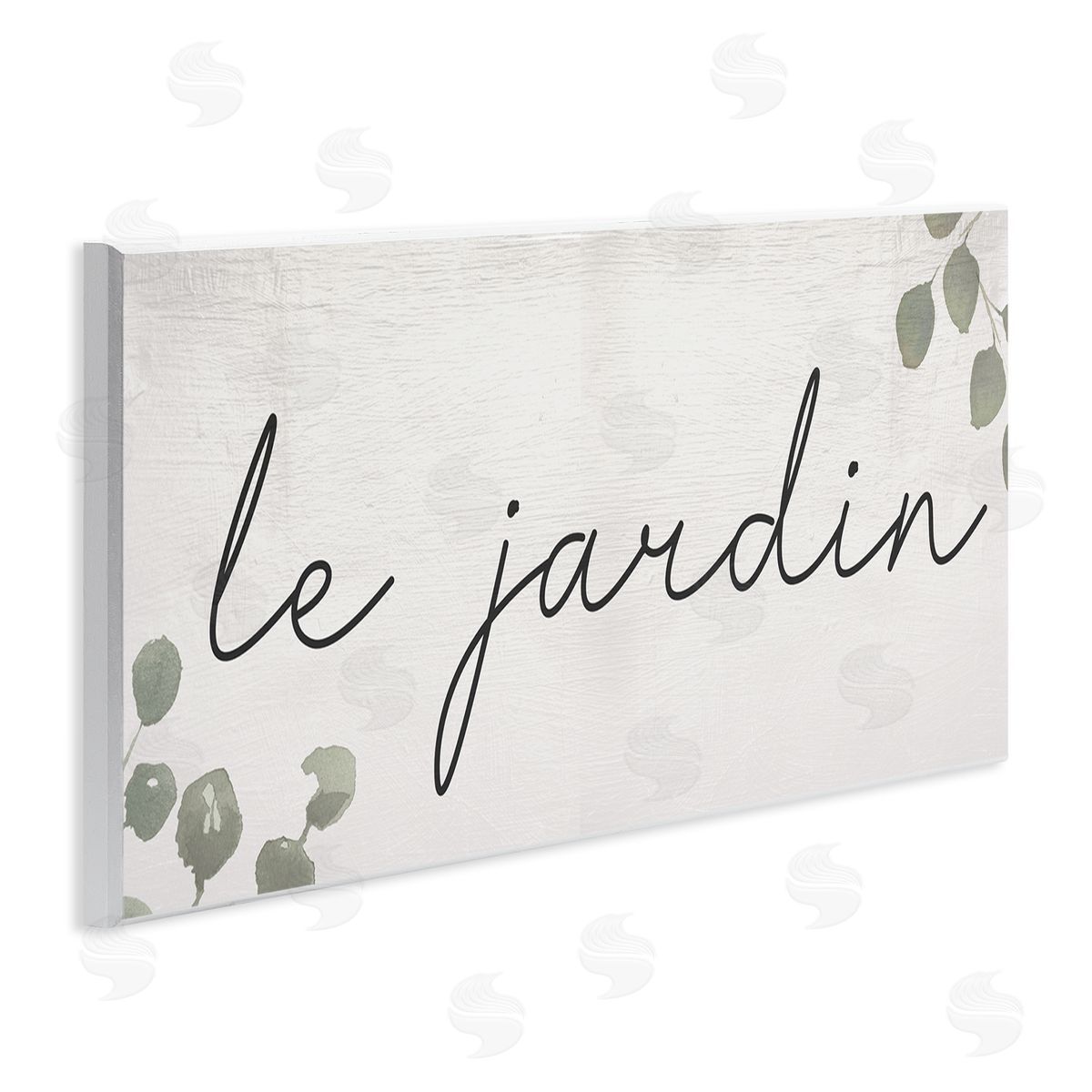 Le Jardin Garden Wood Plaque Wall Art, Home Decor by Stupell Studio
