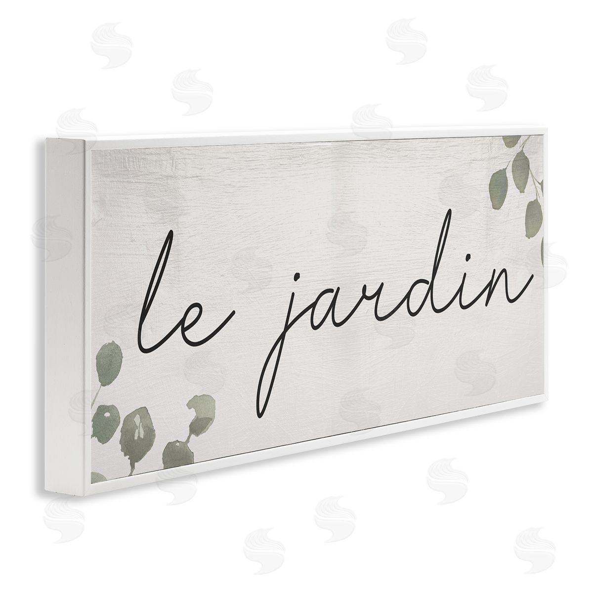 Le Jardin Garden White Frame Print Wall Art, Home Decor by Stupell Studio