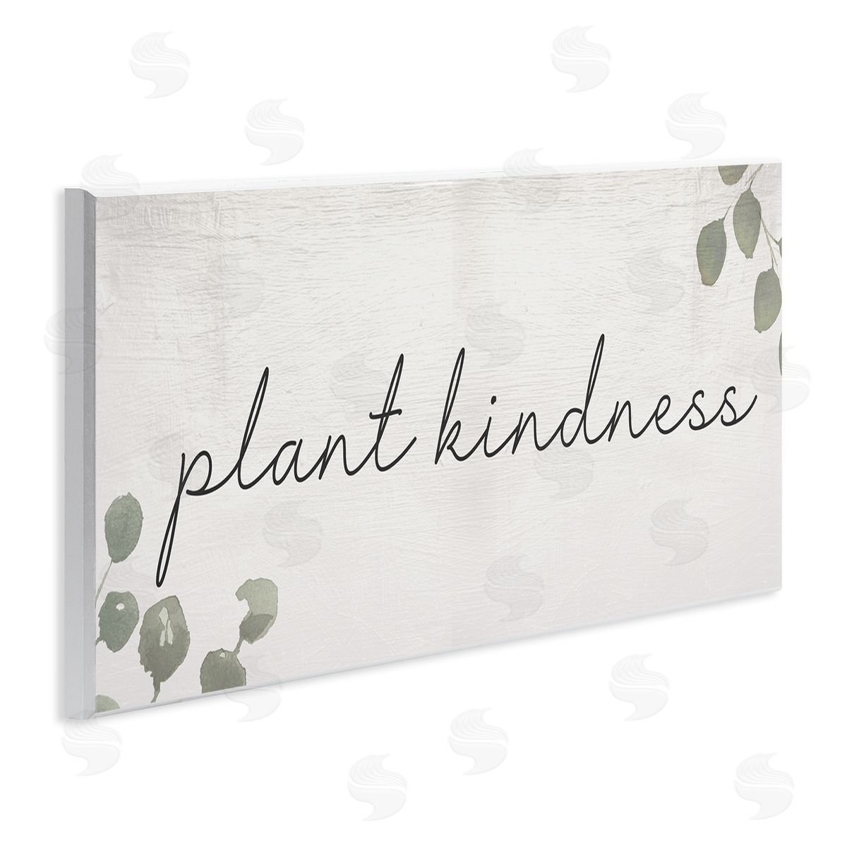 Plant Kindness Phrase Wood Plaque Wall Art, Home Decor by Stupell Studio