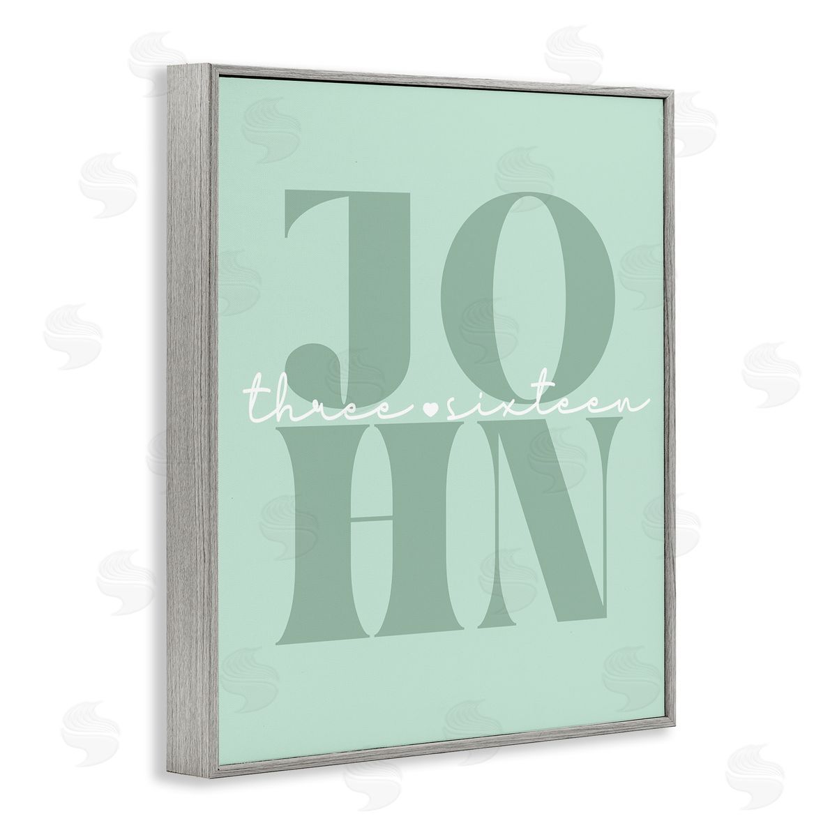 John Proverb on Green Grey Frame Print Wall Art, Home Decor by Stupell Studio