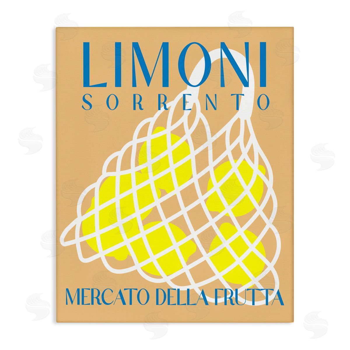 Modern Lemon Fruit Market Canvas Wall Art, Home Decor by Stupell Studio