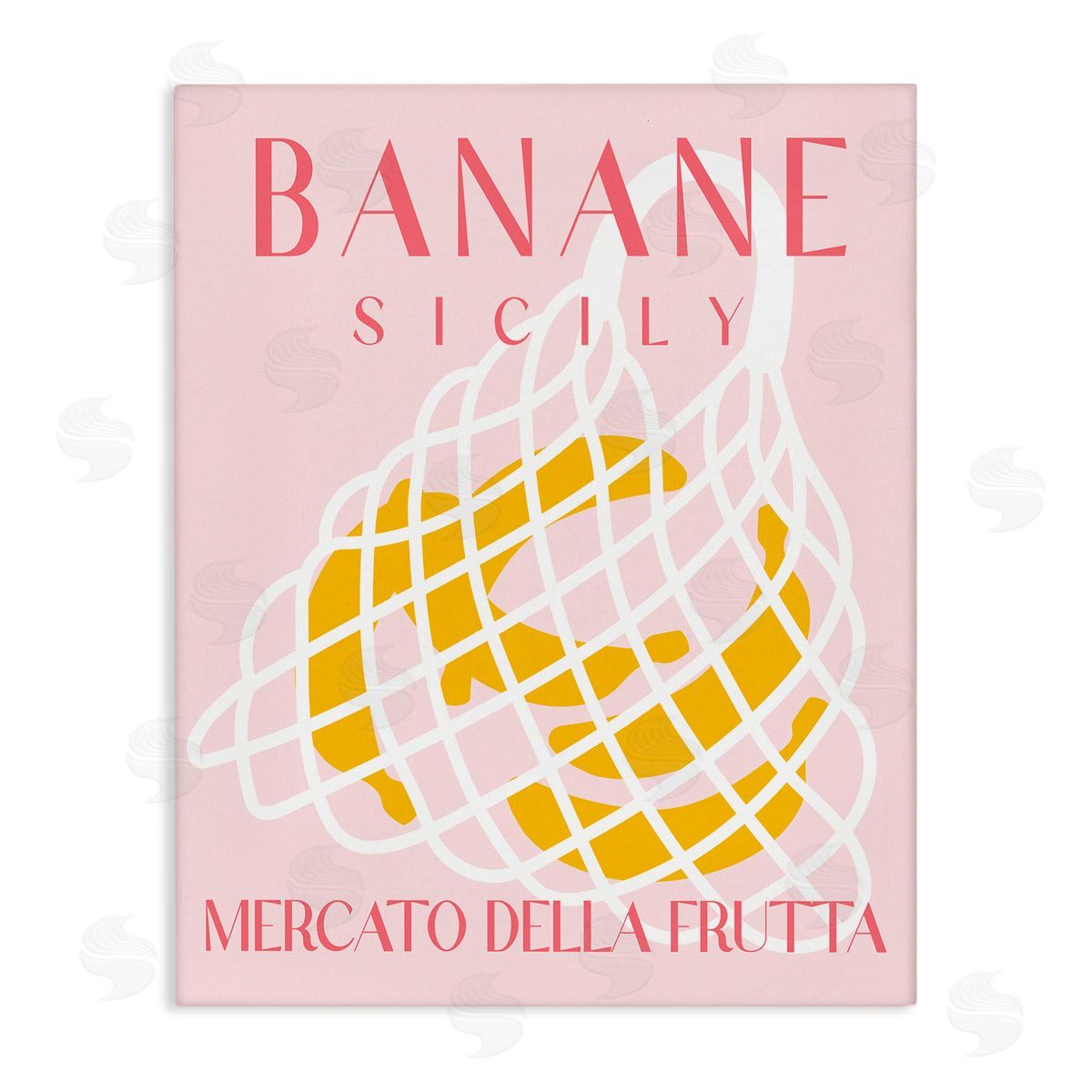 Modern Banana Fruit Market Canvas Wall Art, Home Decor by Stupell Studio