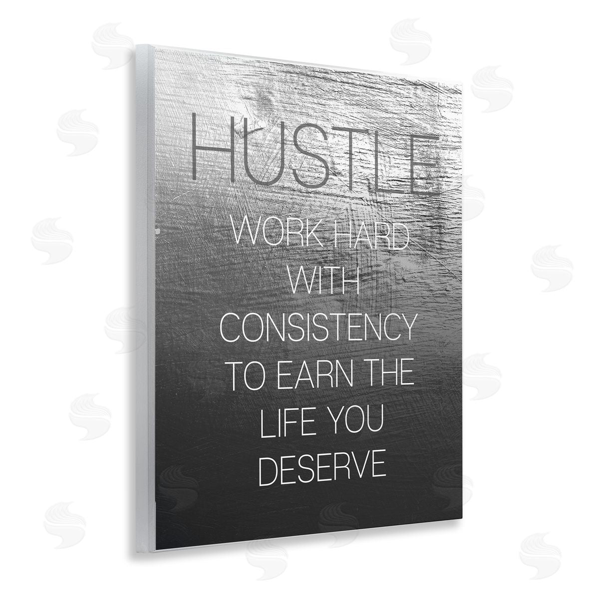Hustle Motivational Definition Wood Plaque Wall Art, Home Decor by Stupell Studio