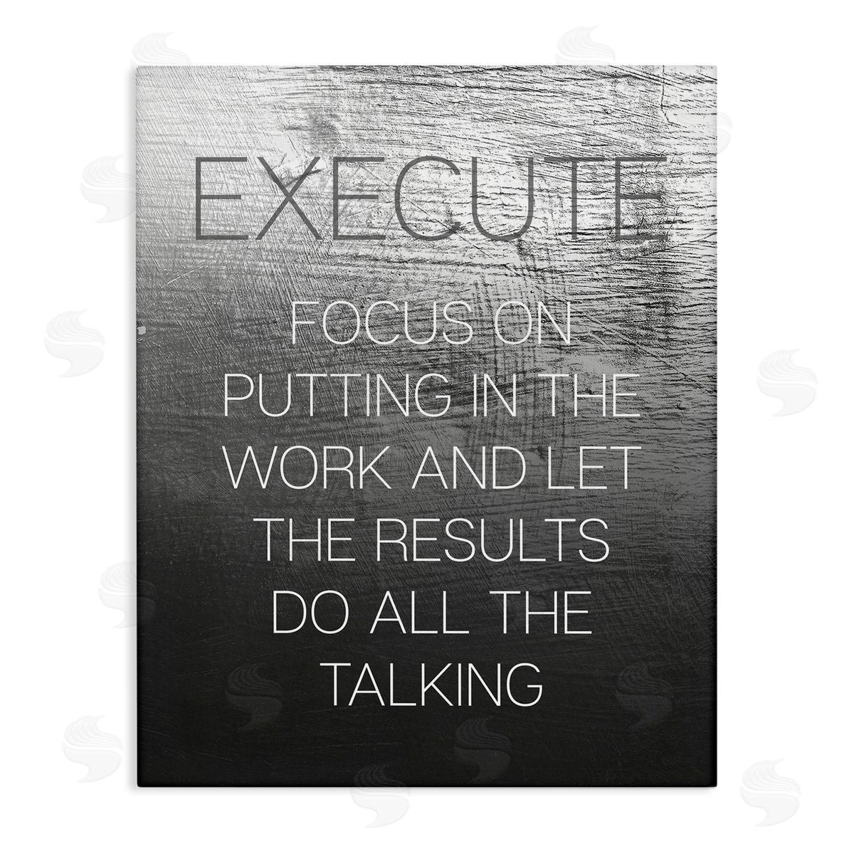 Execute Motivational Definition Canvas Wall Art, Home Decor by Stupell Studio