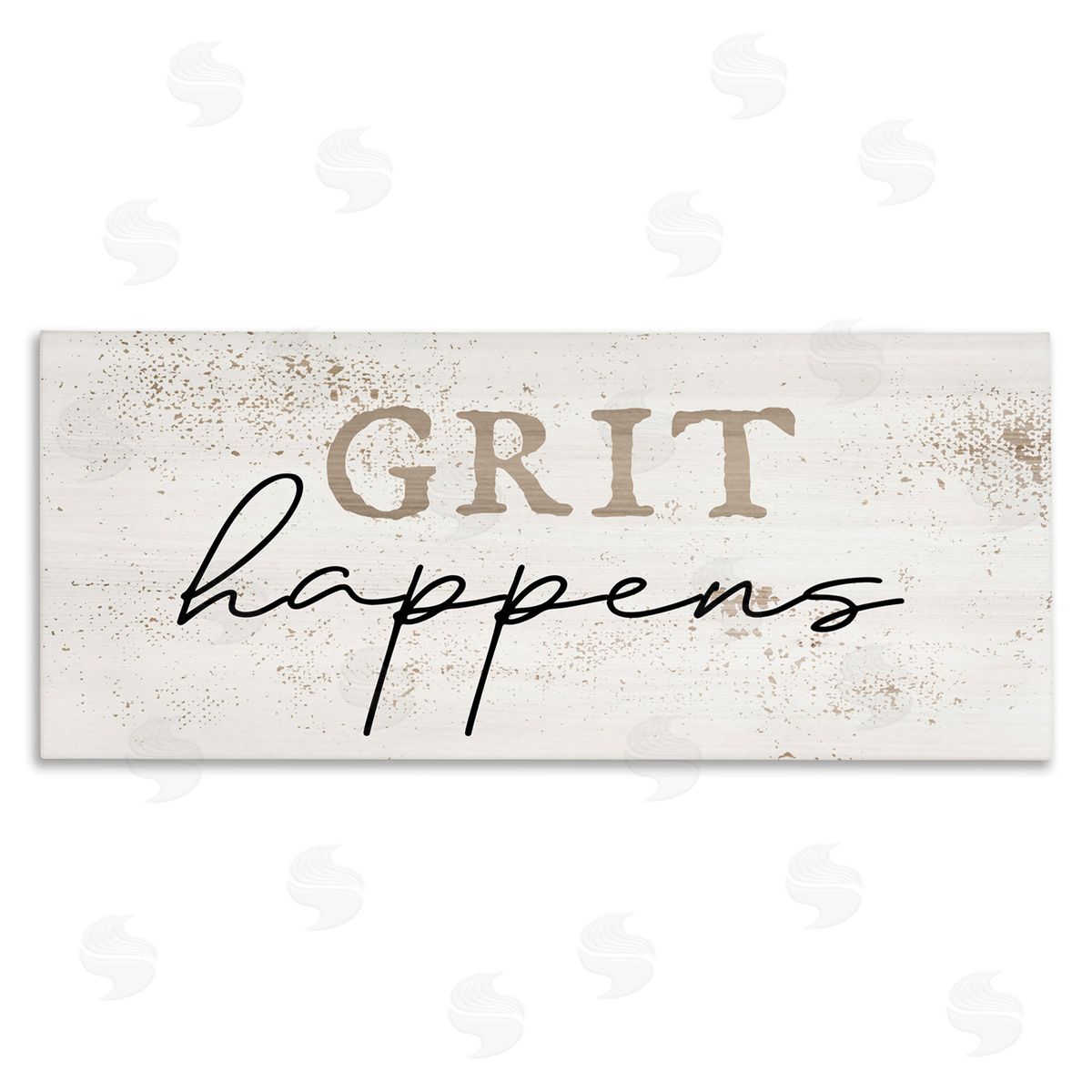 Grit Happens Motivational Canvas Wall Art, Home Decor by Stupell Studio