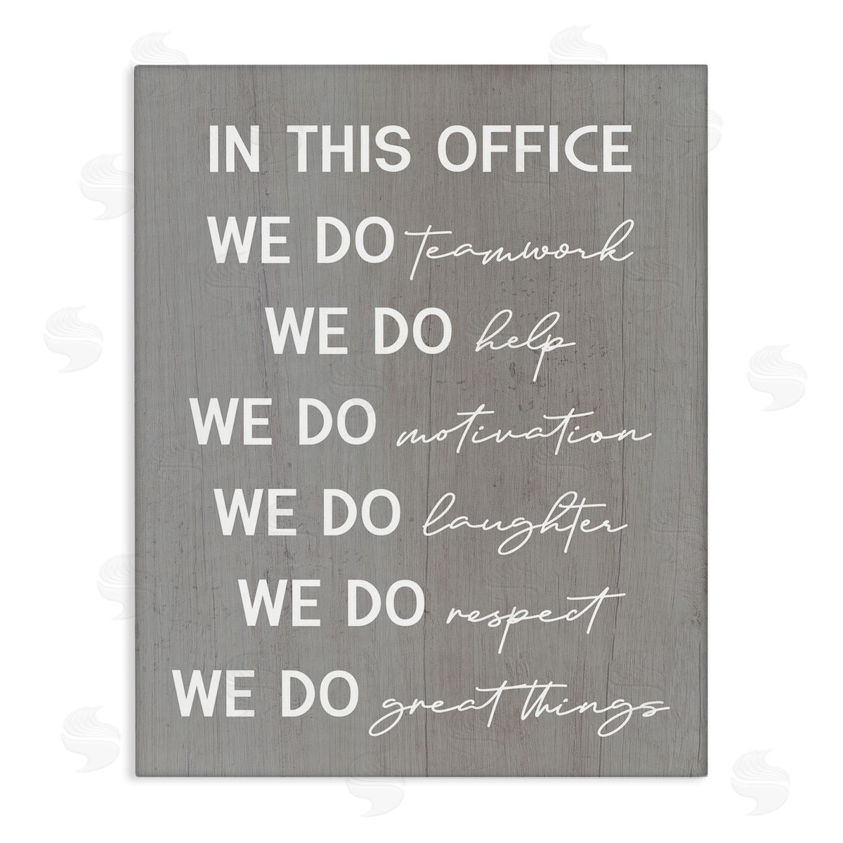 Inspirational Office Phrases Canvas Wall Art, Home Decor by Stupell Studio