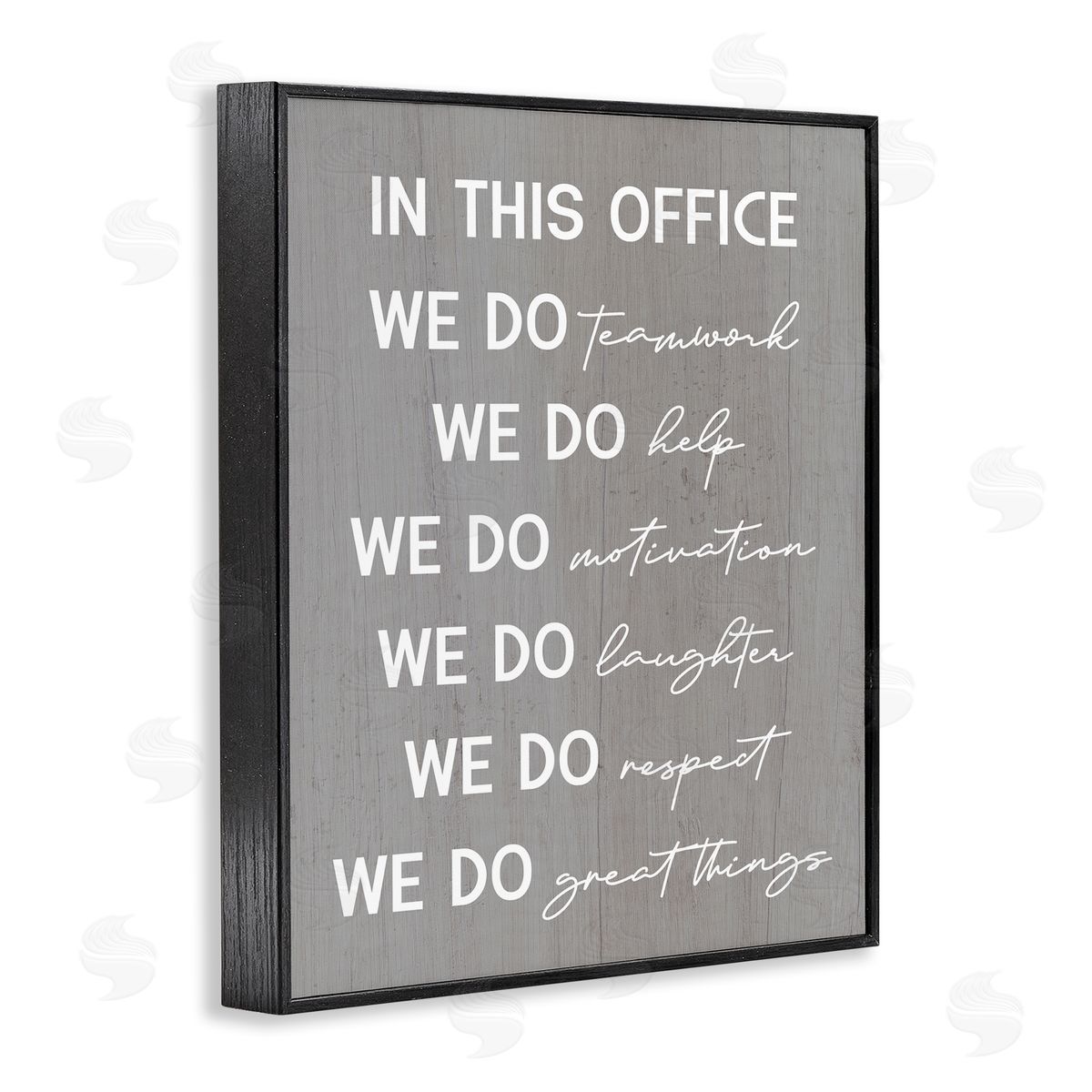 Inspirational Office Phrases Black Frame Print Wall Art, Home Decor by Stupell Studio