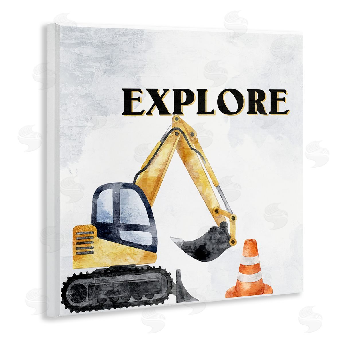 Explore Construction Vehicle Wood Plaque Wall Art, Home Decor by Kim Allen