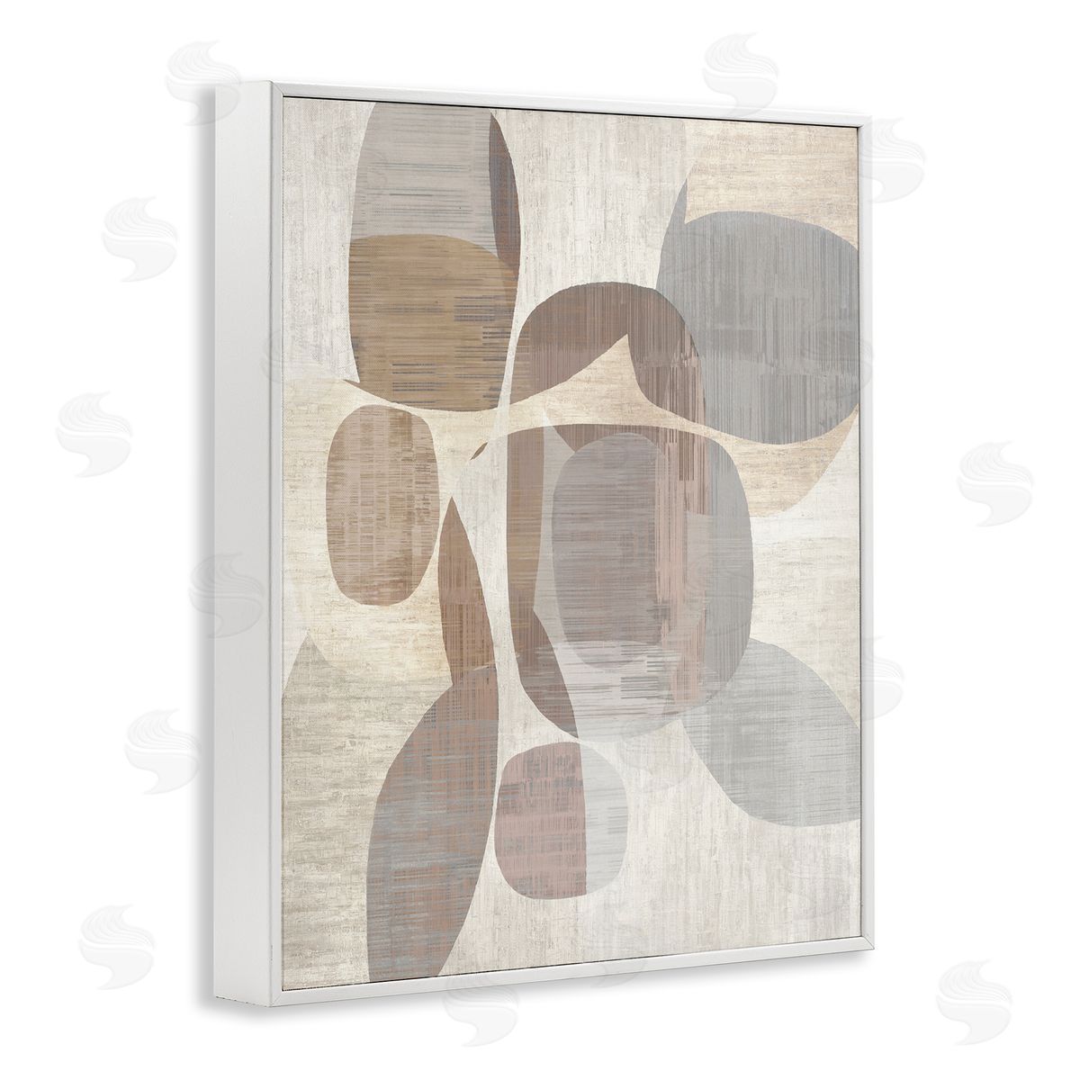 David Moore White Framed Giclee Wall Art Print
