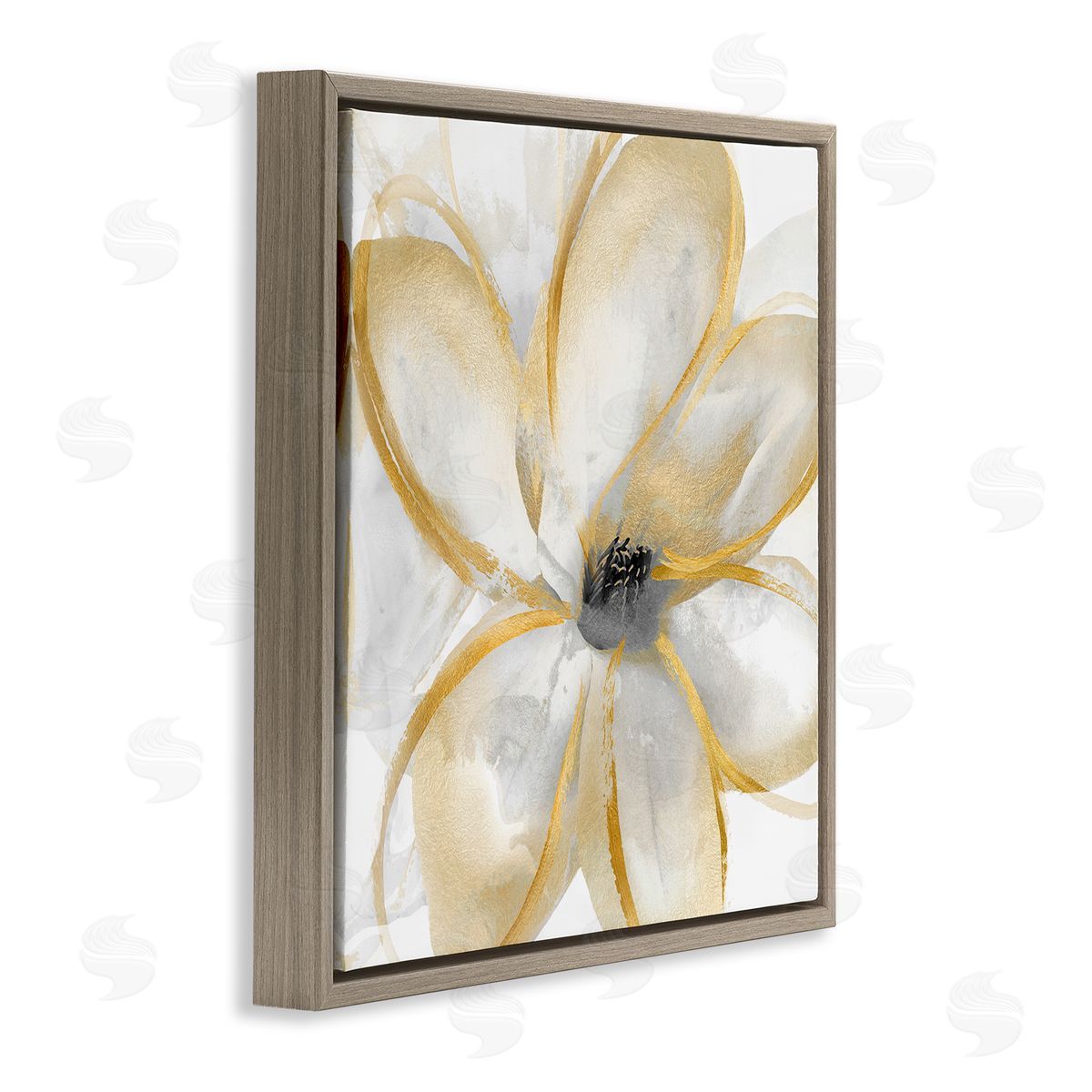 Sydney Pratt Brown Floating Frame Canvas Wall Art Print
